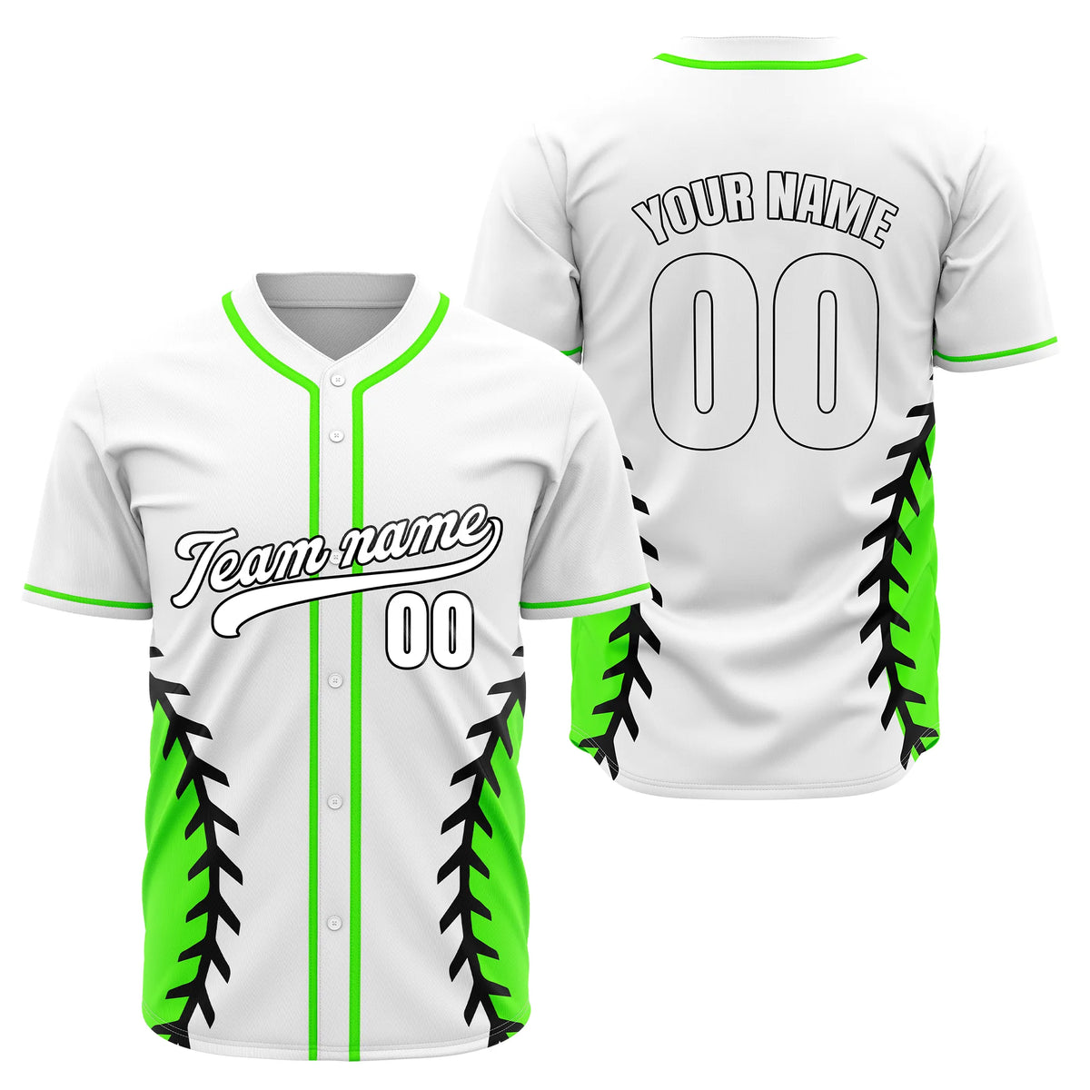 Custom Arc Line Baseball Sports Jersey Personalized Uniform with Name & Number
