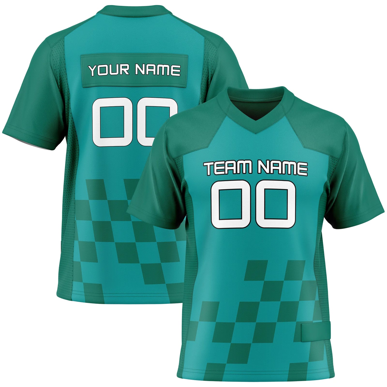 Custom Classic Style D2 Flag Football Jersey Personalized Uniform with Name & Number