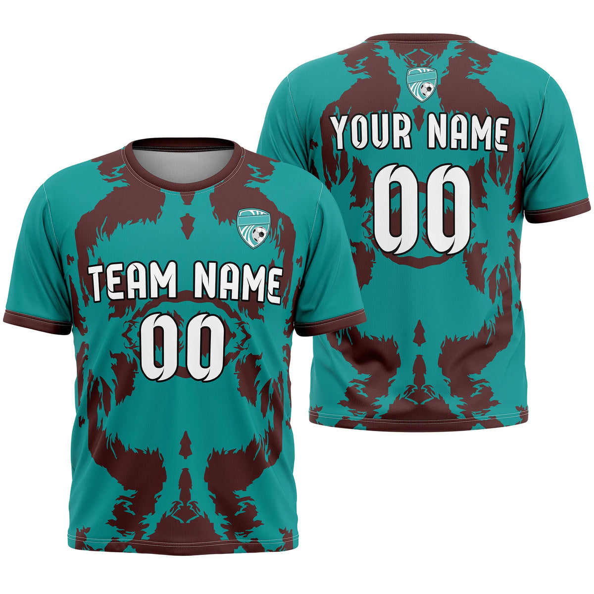 Custom Abstract Pattern D5 Soccer Jersey Personalized Football Uniform with Name & Number