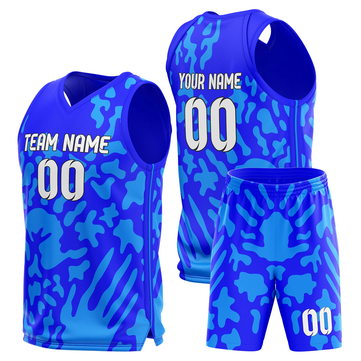 Custom Graphti Pattern Sets Golden Terrain Sports Jersey Personalized Uniform with Name & Number