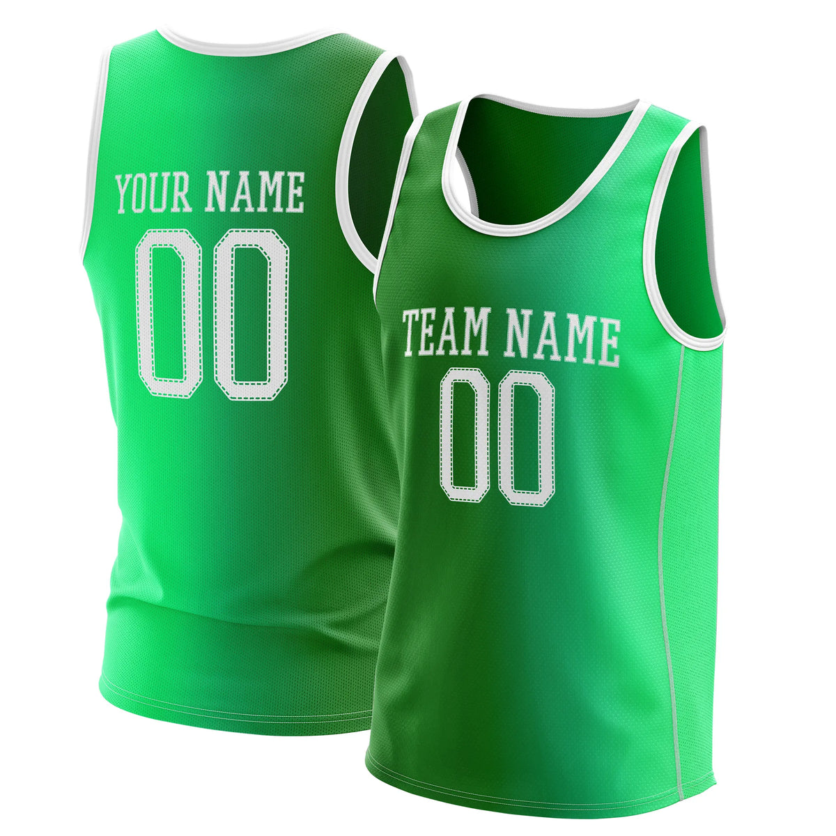 Custom Gradient fashion top Coastal Fade Sports Jersey Personalized Uniform with Name & Number