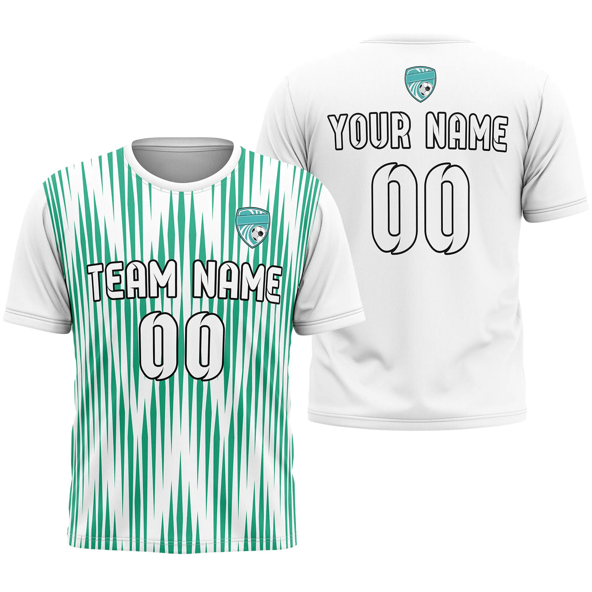 Custom Strip Fashion D1 Soccer Jersey Personalized Football Uniform with Name & Number (Copy)