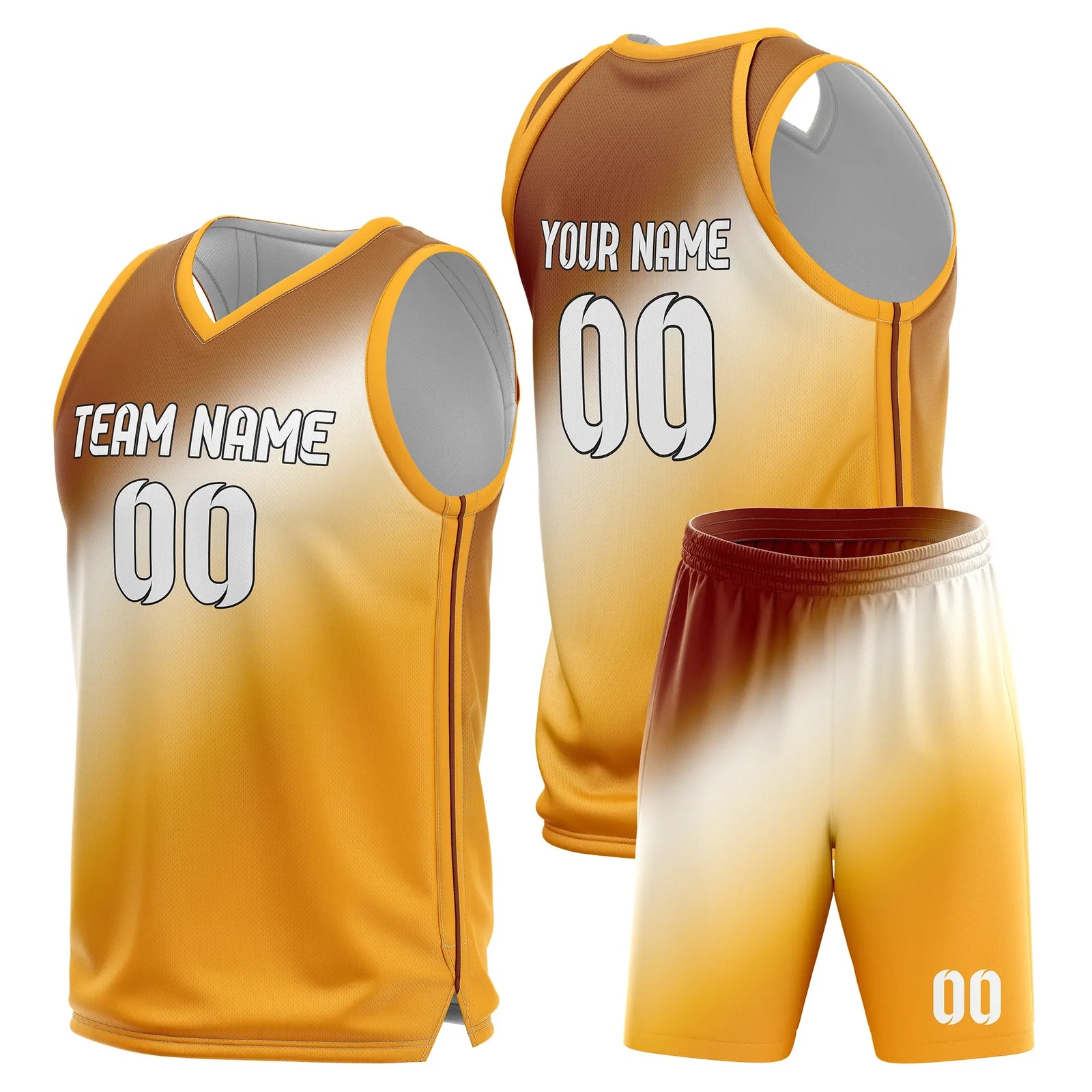 Custom Gradient Fashion Set Energy Fade Sports Jersey Personalized Uniform with Name & Number