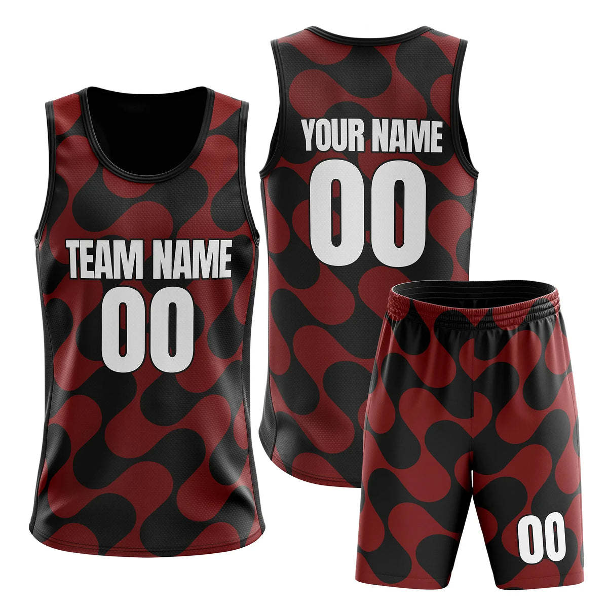 Custom Colour Block Set Amber Fusion Sports Jersey Personalized Uniform with Name & Number