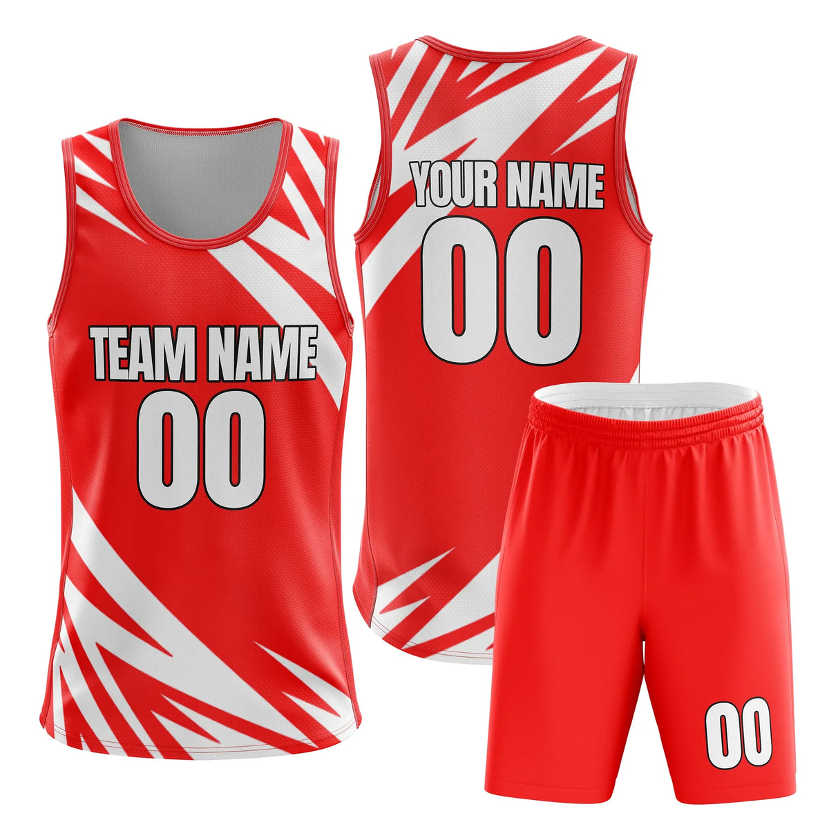 Custom Split Zone Split Fashion Set Sports Jersey Personalized Uniform with Name & Number
