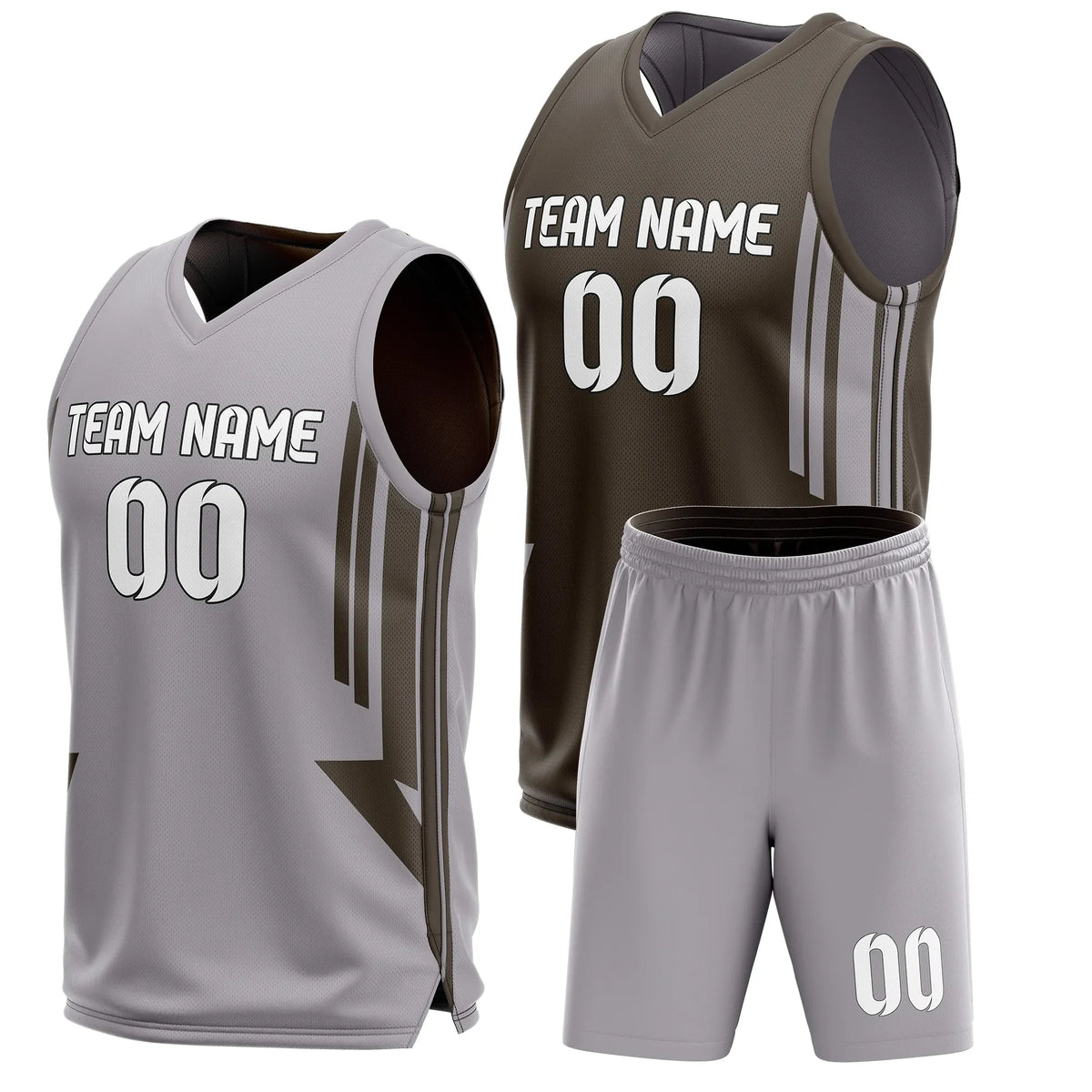 Custom Triple Lane Reversible Sports Jersey Personalized Uniform with Name & Number
