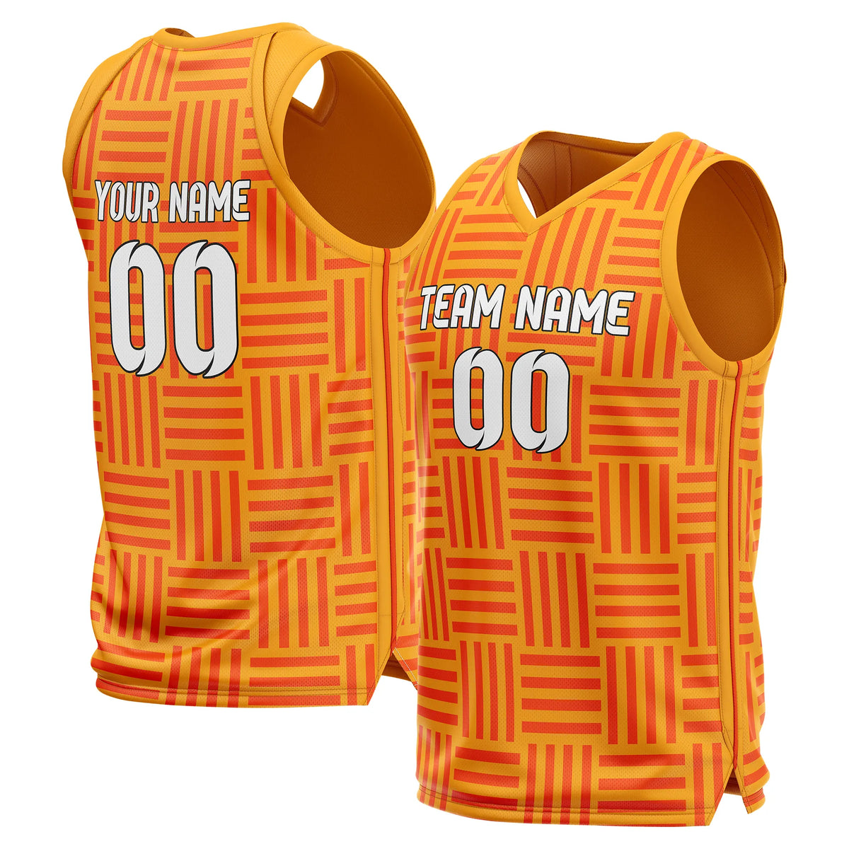 Custom Maze Line Printed Sports Jersey Personalized Uniform with Name & Number