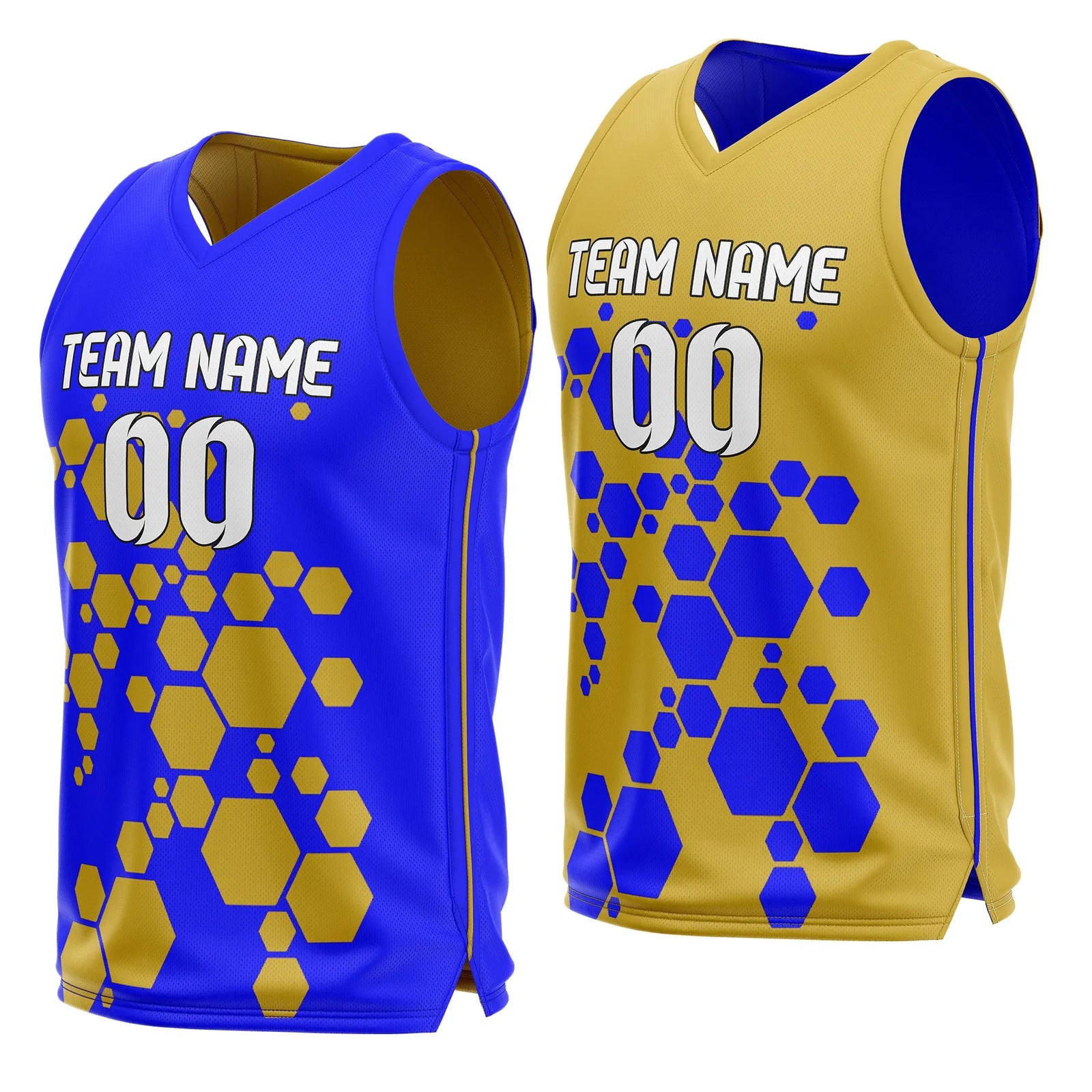 Custom Hive Strike Reversible Top Sports Jersey Personalized Uniform with Name & Number