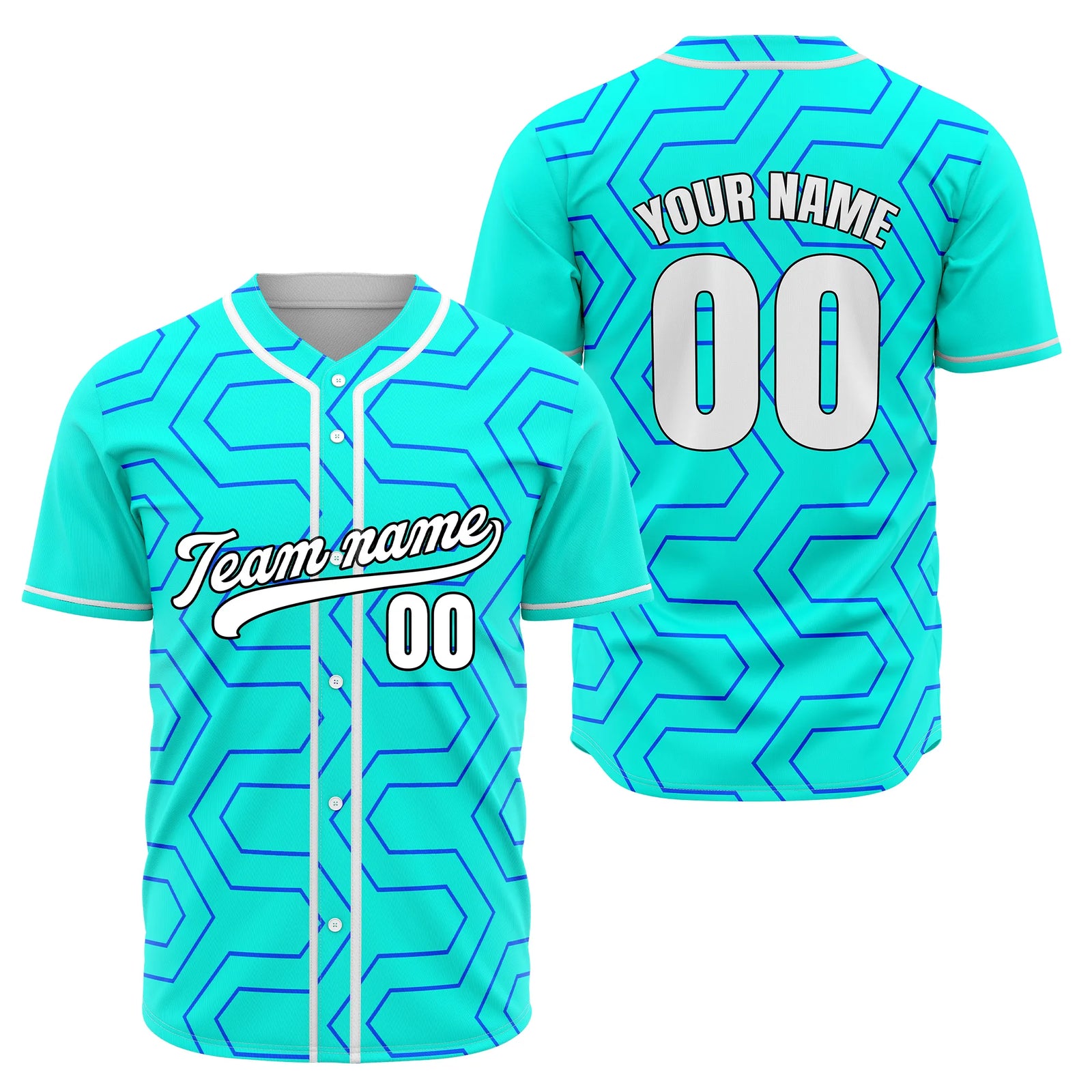 Custom Maze Runner Gradient Baseball Sports Jersey Personalized Uniform with Name & Number