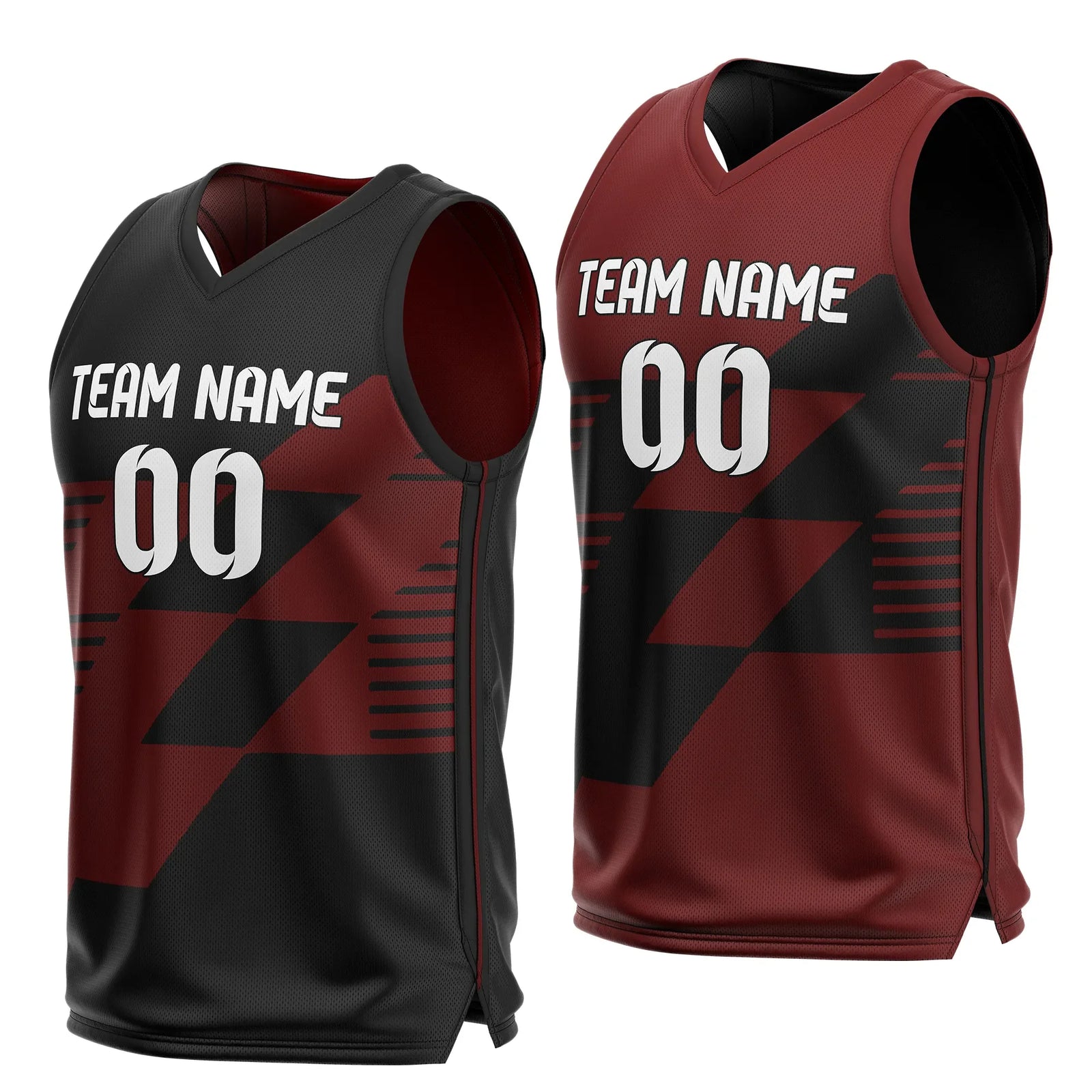 Custom Apex Cut Reversible Top Sports Jersey Personalized Uniform with Name & Number