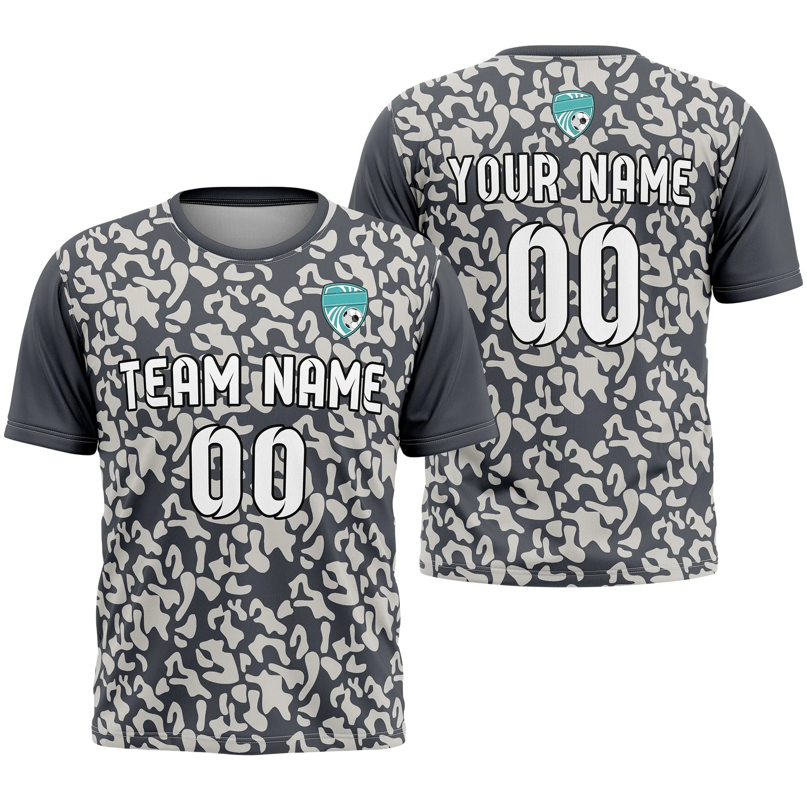 Custom Camo D5 Soccer Jersey Personalized Football Uniform with Name & Number