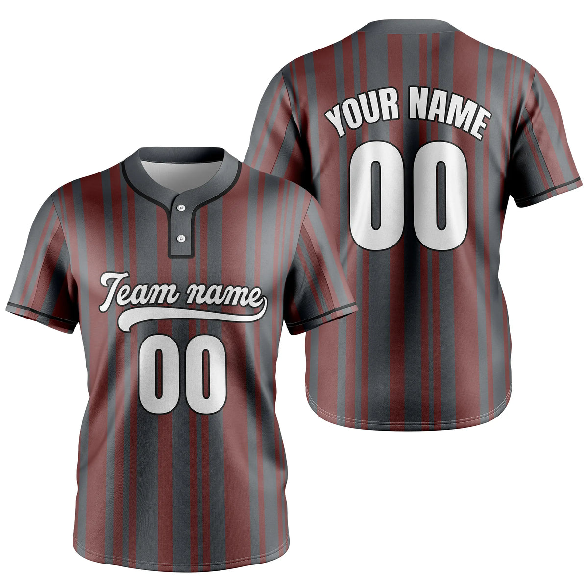 Custom Victory Stripes Baseball Aqua Sports Jersey Personalized Uniform with Name & Number