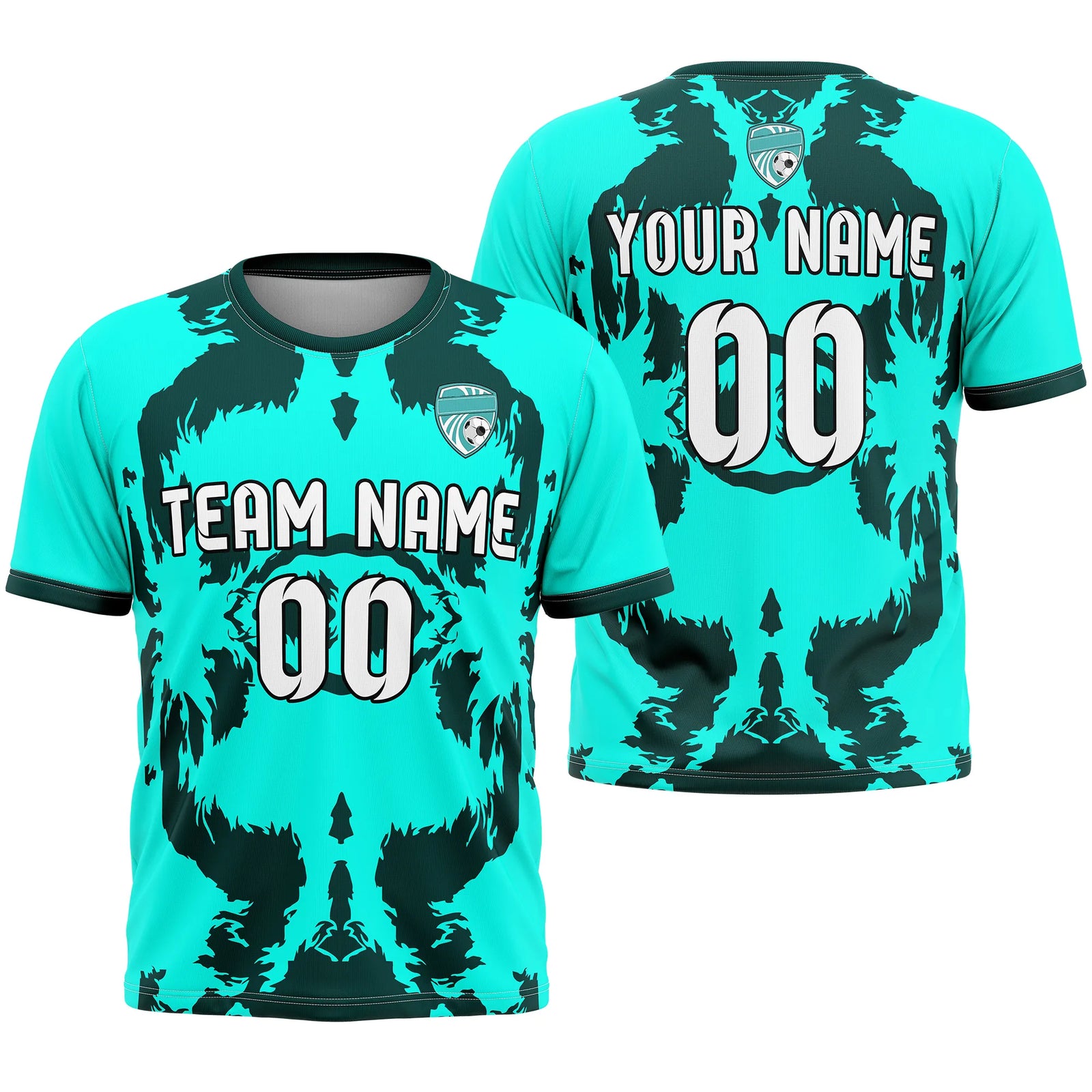 Custom Abstract Pattern D5 Soccer Jersey Personalized Football Uniform with Name & Number