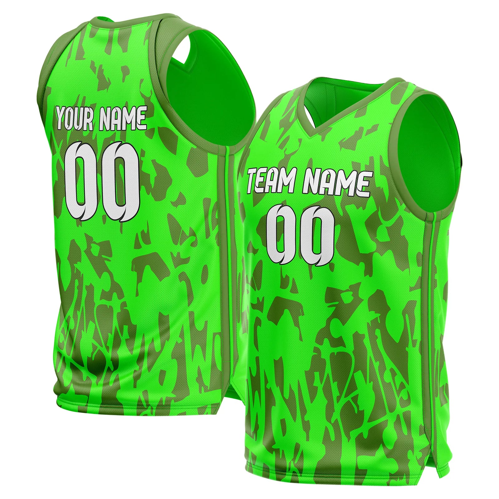 Custom Gaphti Pattern Tops Shadow Drip Sports Jersey Personalized Uniform with Name & Number