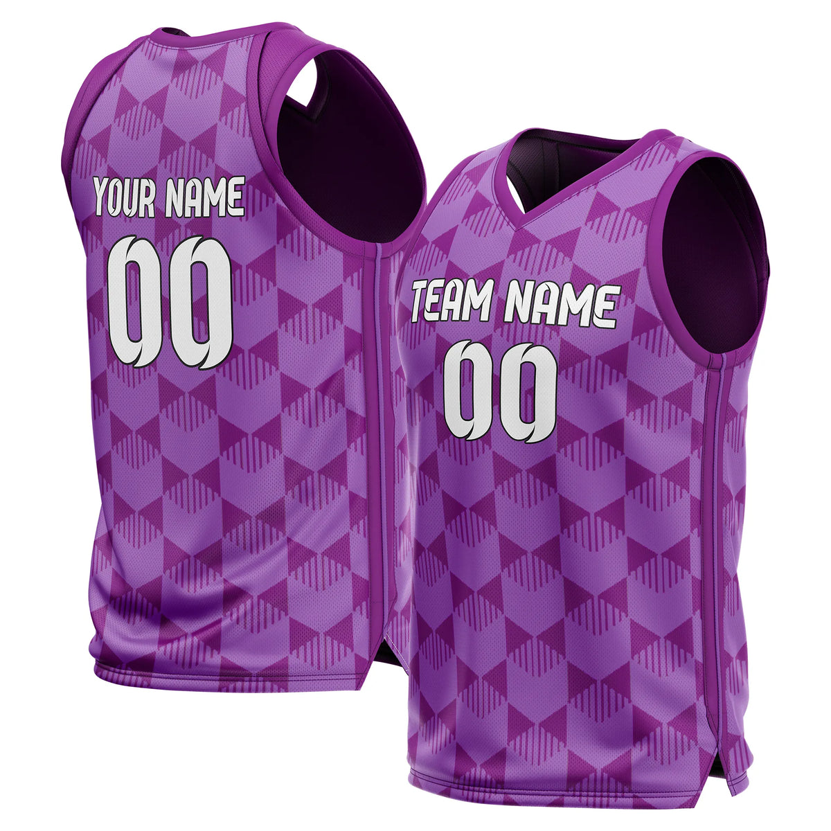 Custom Geo-Fusion Printed Jersey Sports Jersey Personalized Uniform with Name & Number