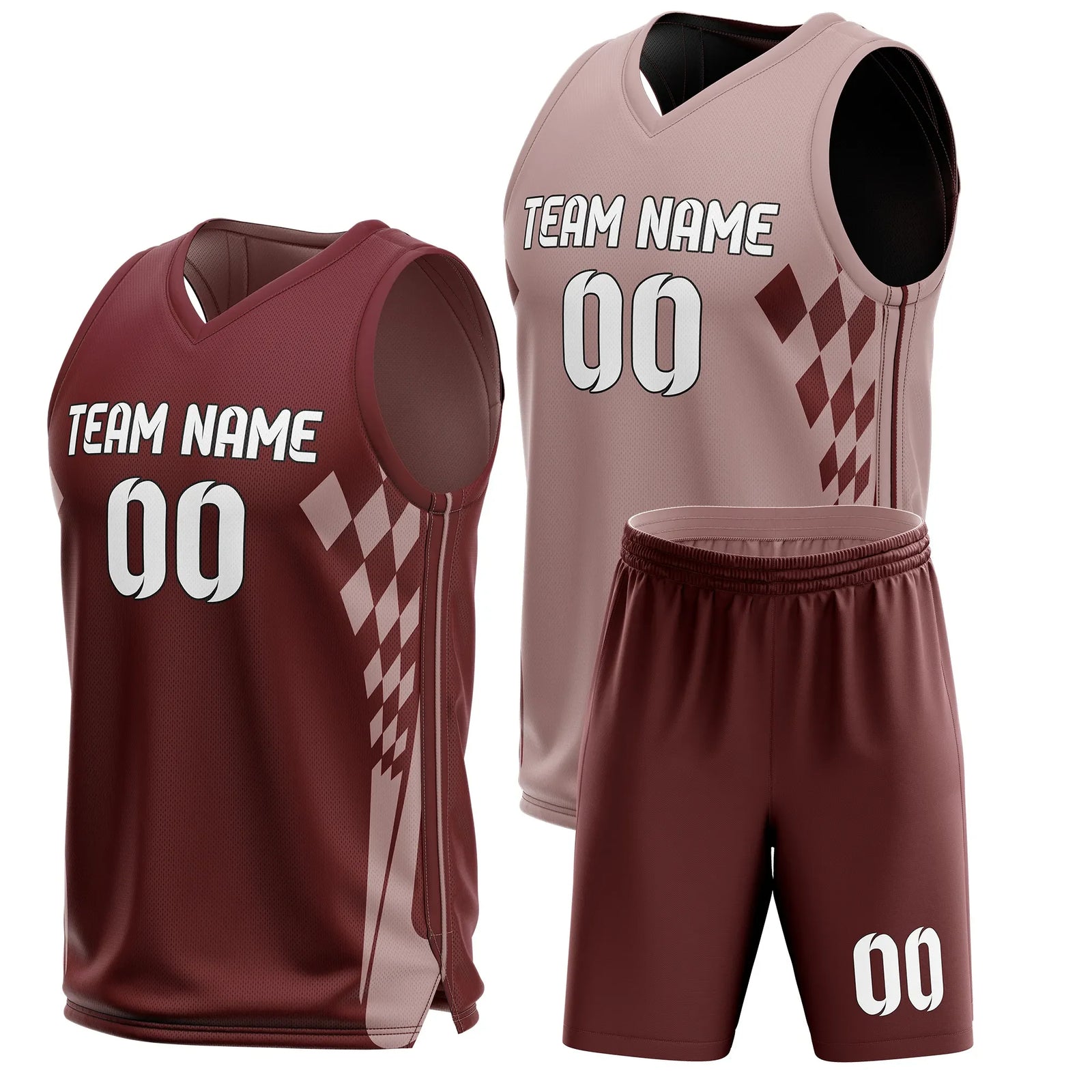 Custom Baseline Pro Reversible Sports Jersey Personalized Uniform with Name & Number