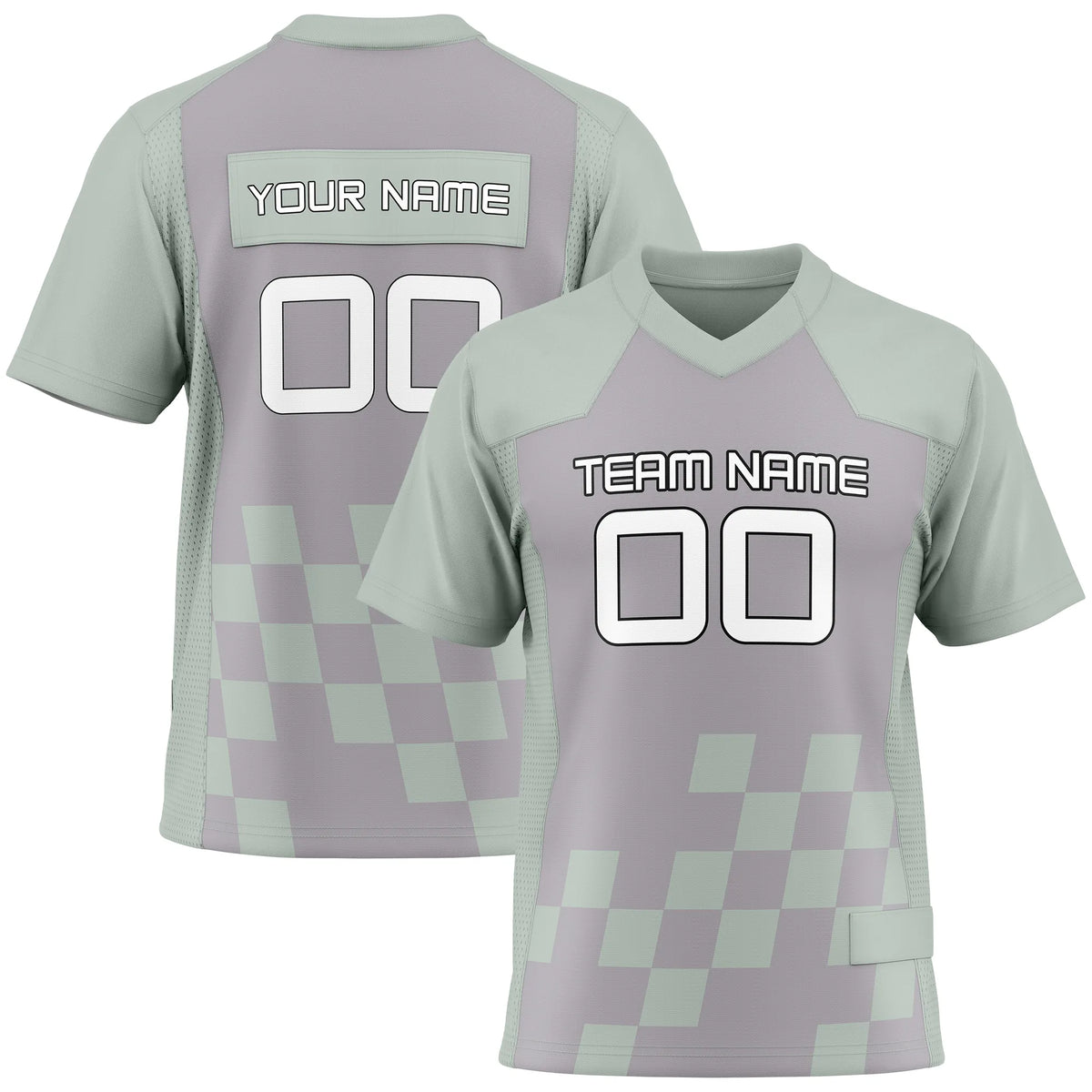 Custom Classic Style D2 Flag Football Jersey Personalized Uniform with Name & Number