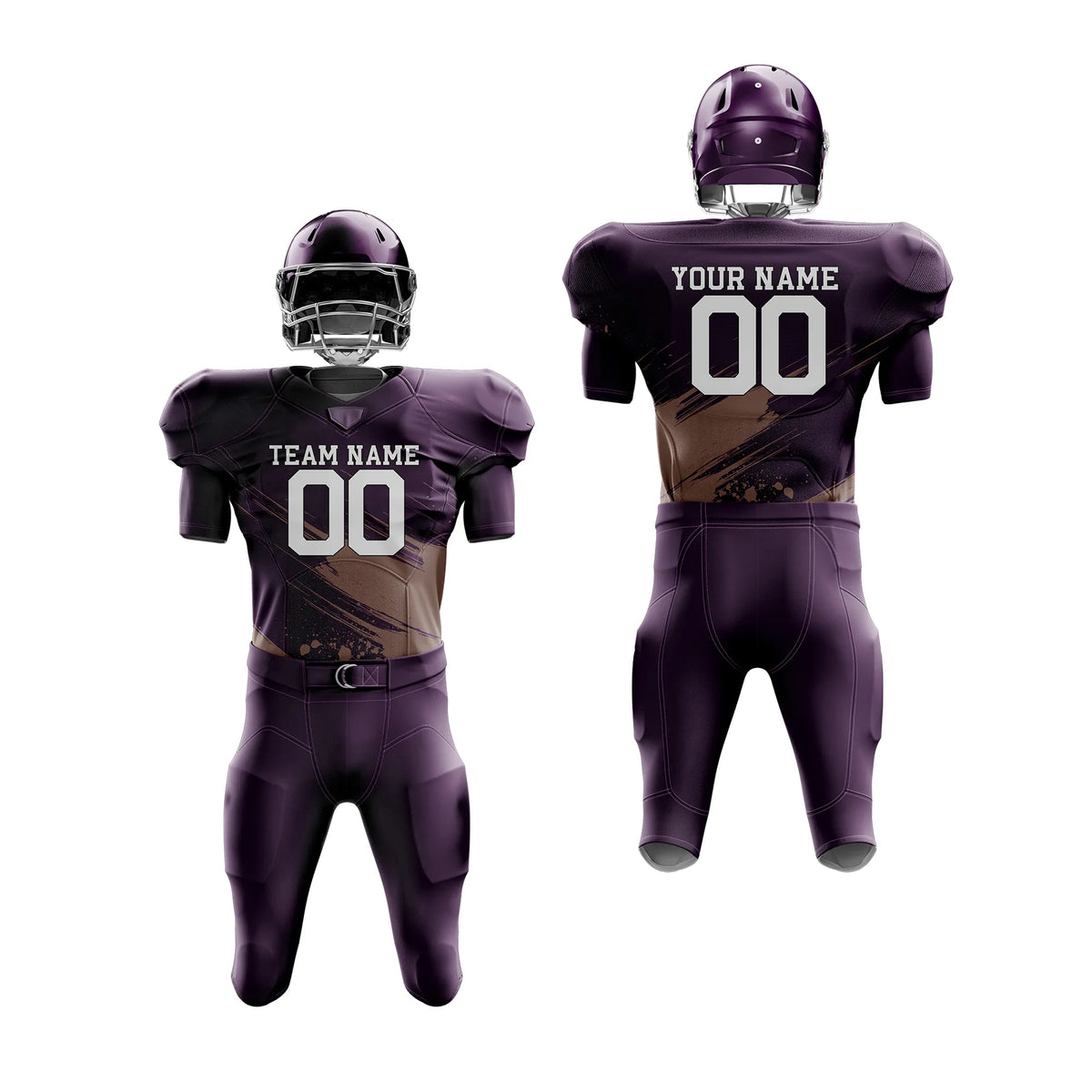 Custom Personalized D2 Drift Fashion American Football Jersey with Name, Number & Team Logo