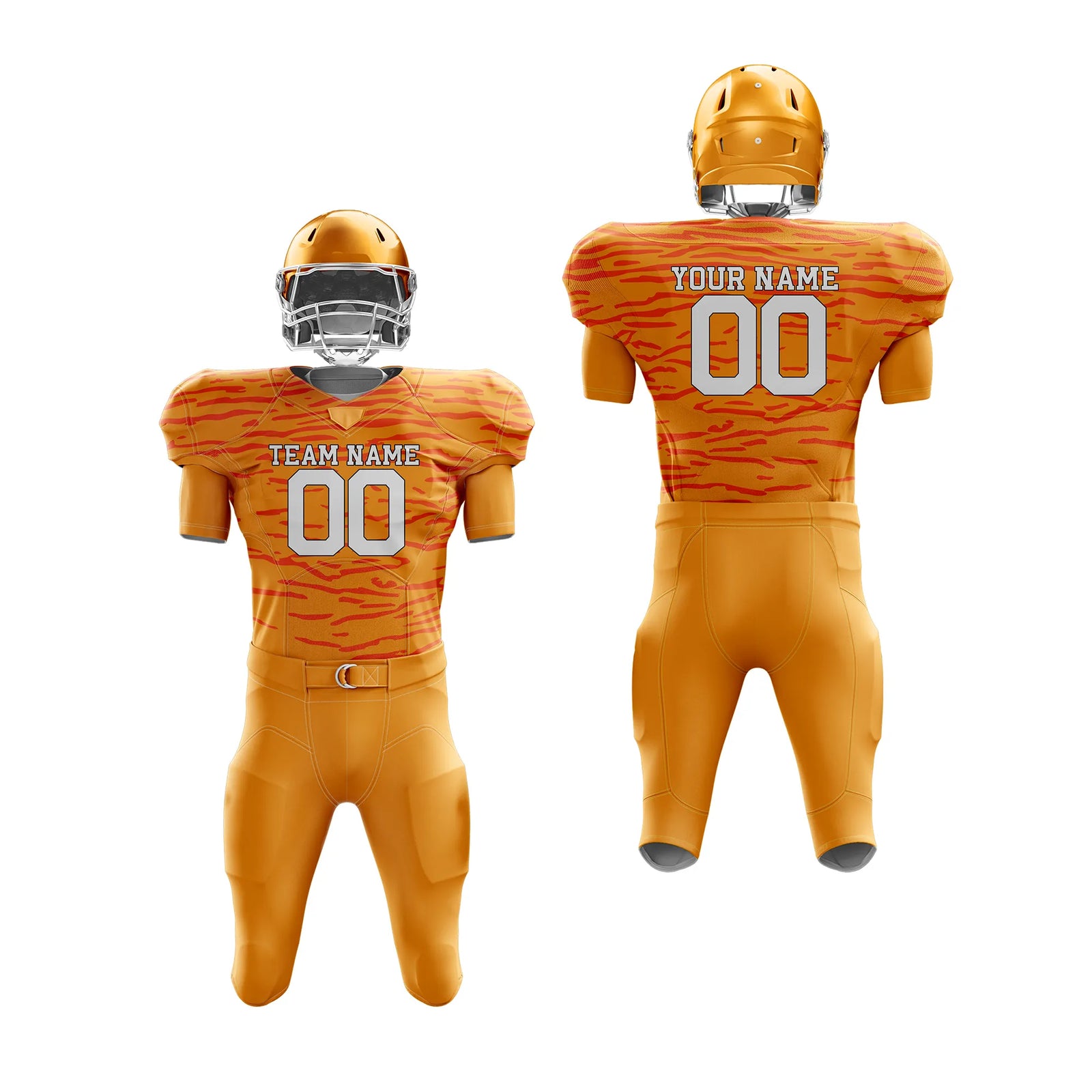 Custom Personalized D3 Camo Designs American Football Jersey with Name, Number & Team Logo