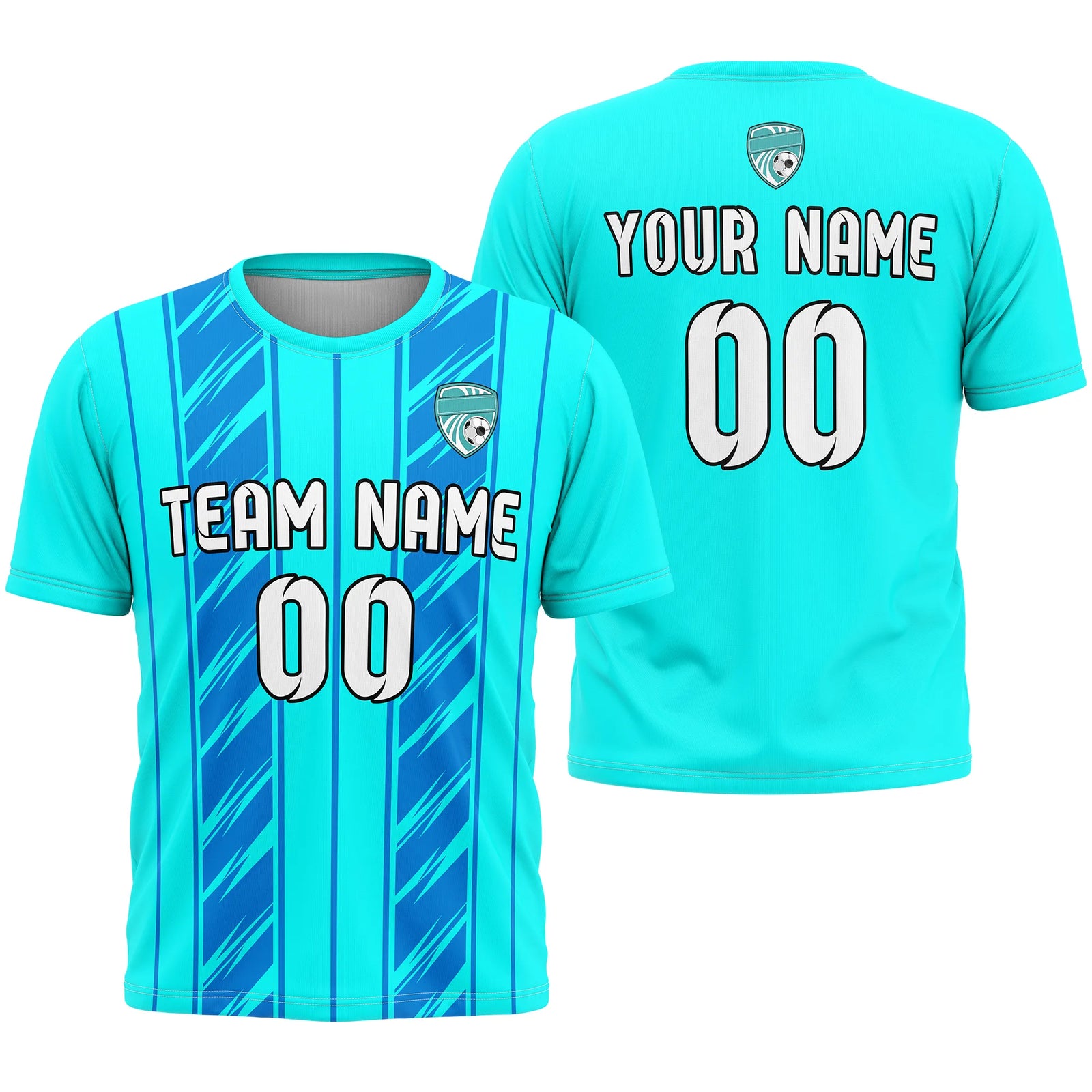 Custom Strip Fashion D2 Soccer Jersey Personalized Football Uniform with Name & Number