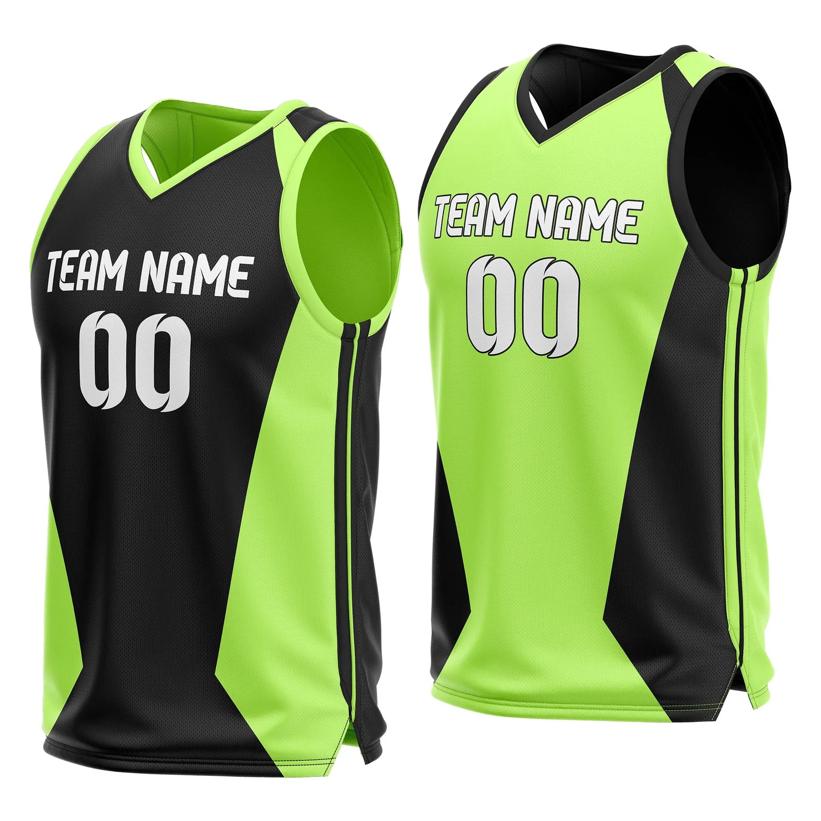 Custom Power Panel Reversible Top Sports Jersey Personalized Uniform with Name & Number