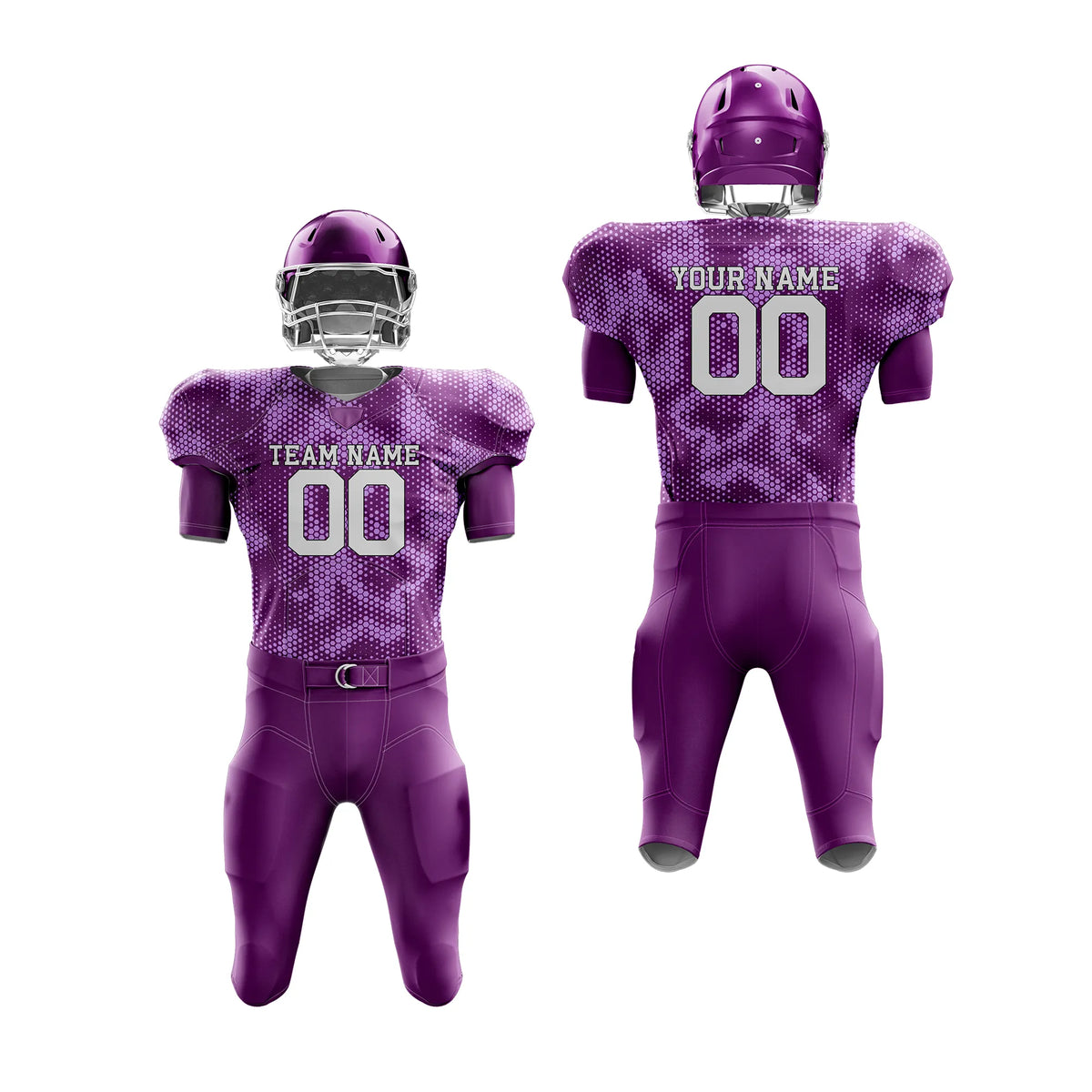 Custom Personalized D1 Camo Designs American Football Jersey with Name, Number & Team Logo