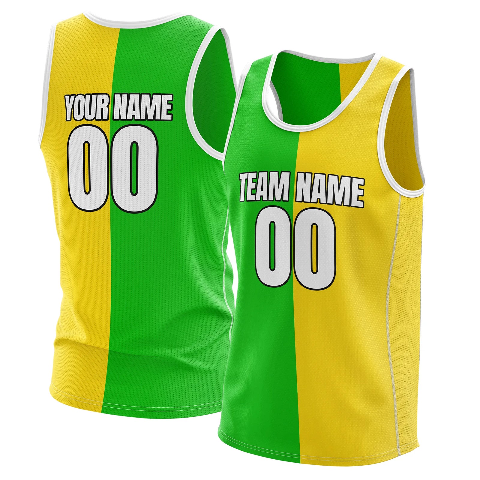 Custom Twin Panel Slip Fashion Tops Sports Jersey Personalized Uniform with Name & Number