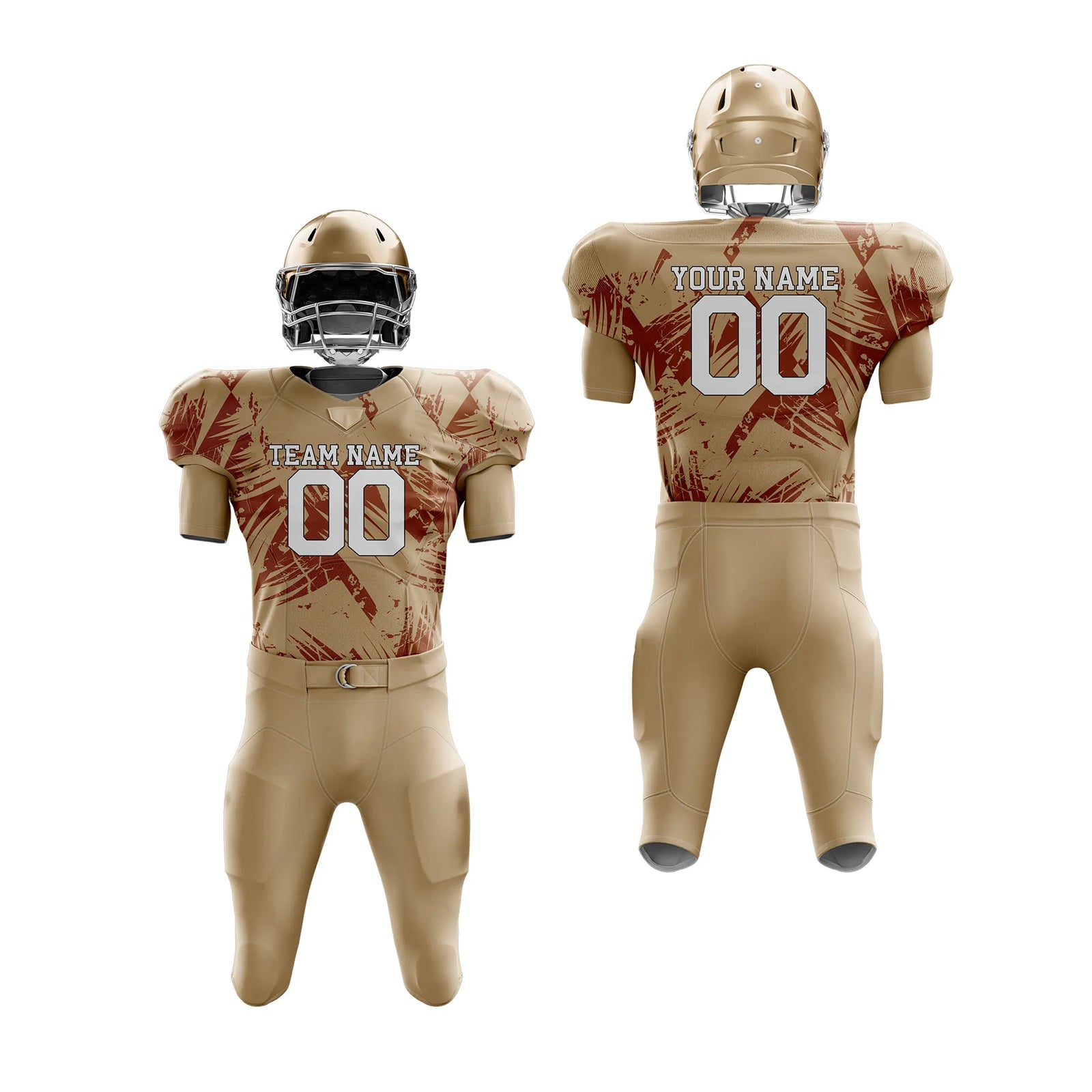 Custom Personalized D4 Drift Fashion American Football Jersey with Name, Number & Team Logo