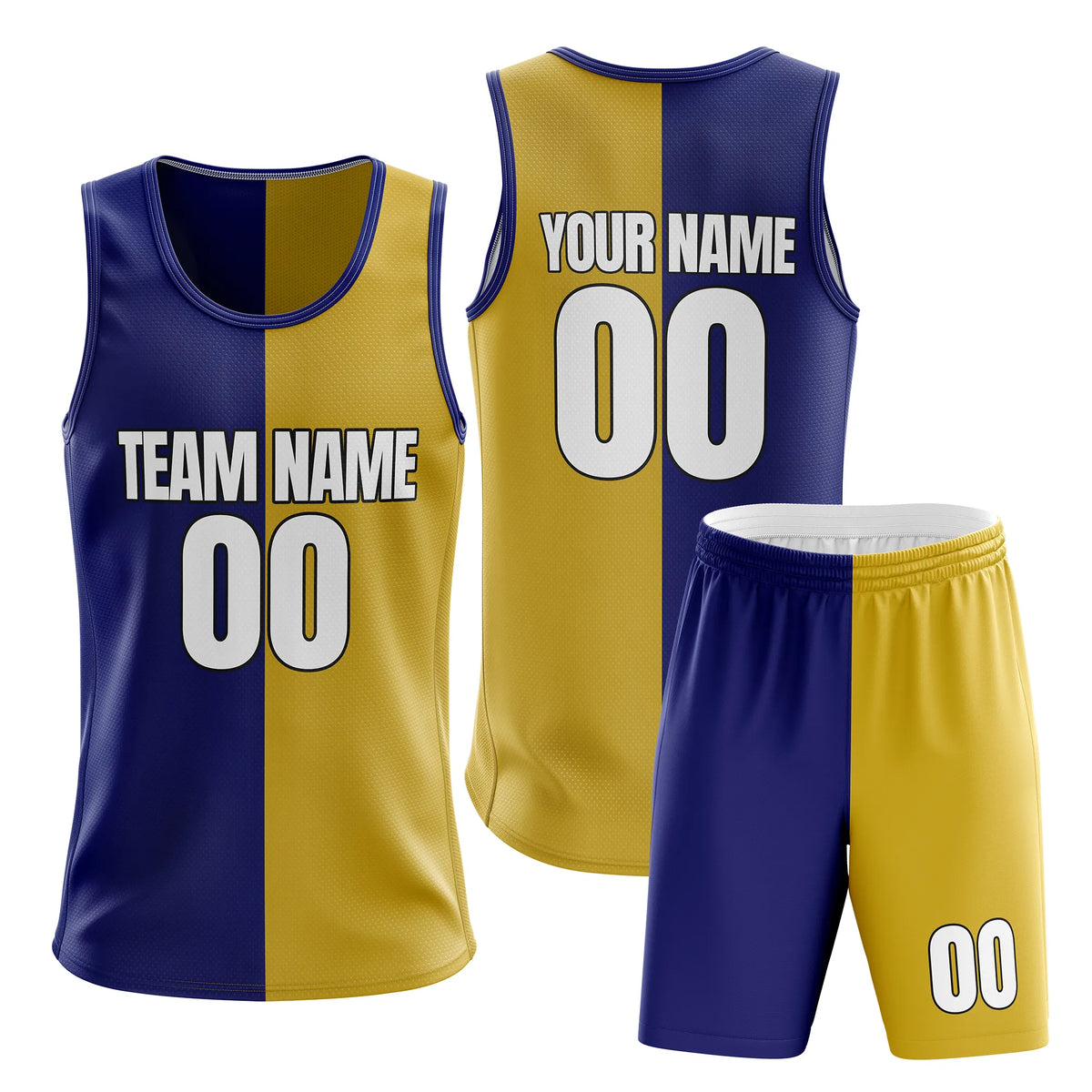 Custom Split Fusion Split Fashion Set Sports Jersey Personalized Uniform with Name & Number