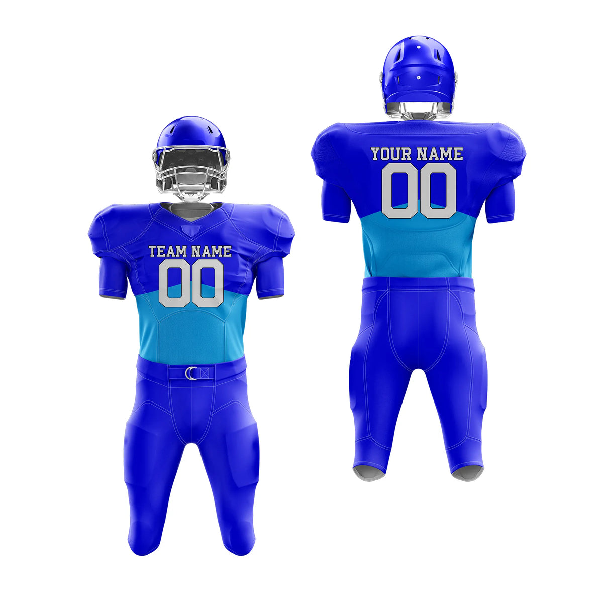 Custom Personalized D5 Split Fashion American Football Jersey with Name, Number & Team Logo