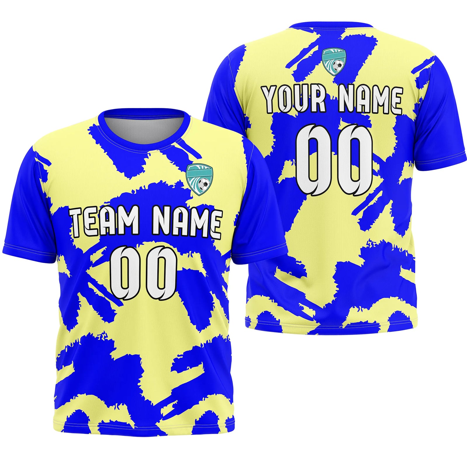 Custom Graffiti Pattern D5 Soccer Jersey Personalized Football Uniform with Name & Number