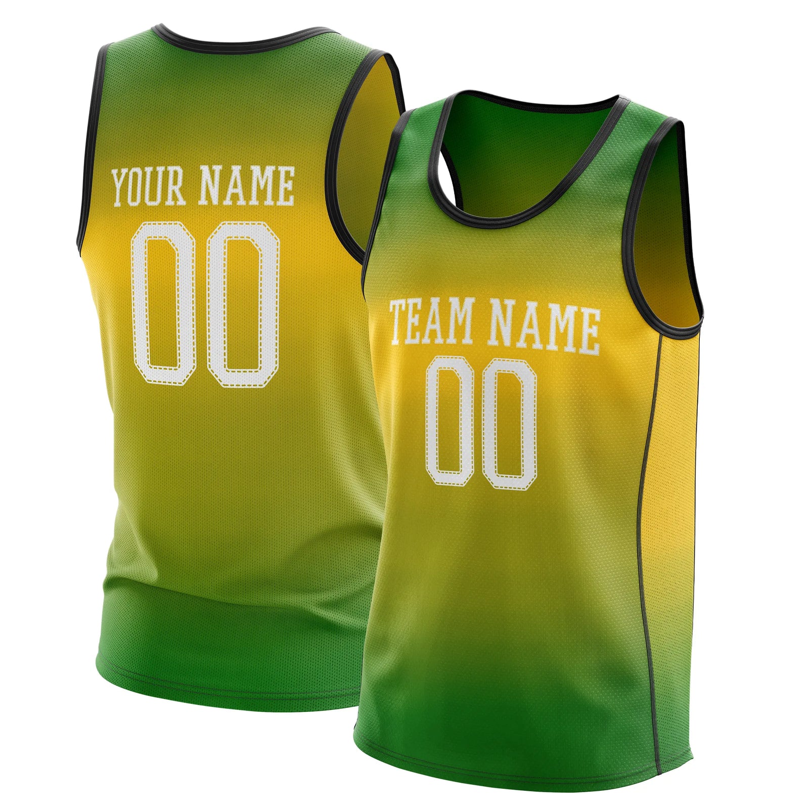 Custom Gradient fashion top Victory Fade Sports Jersey Personalized Uniform with Name & Number