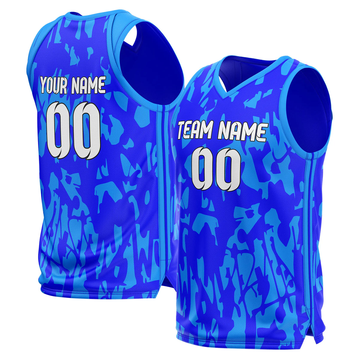 Custom Gaphti Pattern Tops Shadow Drip Sports Jersey Personalized Uniform with Name & Number