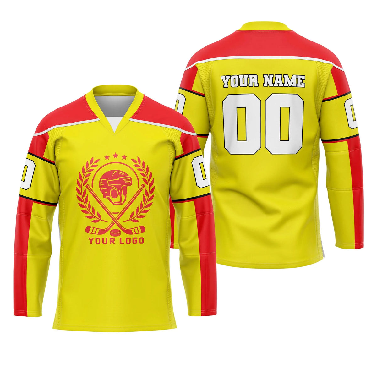 Custom Personalized D1 New Arrival Ice Hockey Jersey with Name, Number & Team Logo
