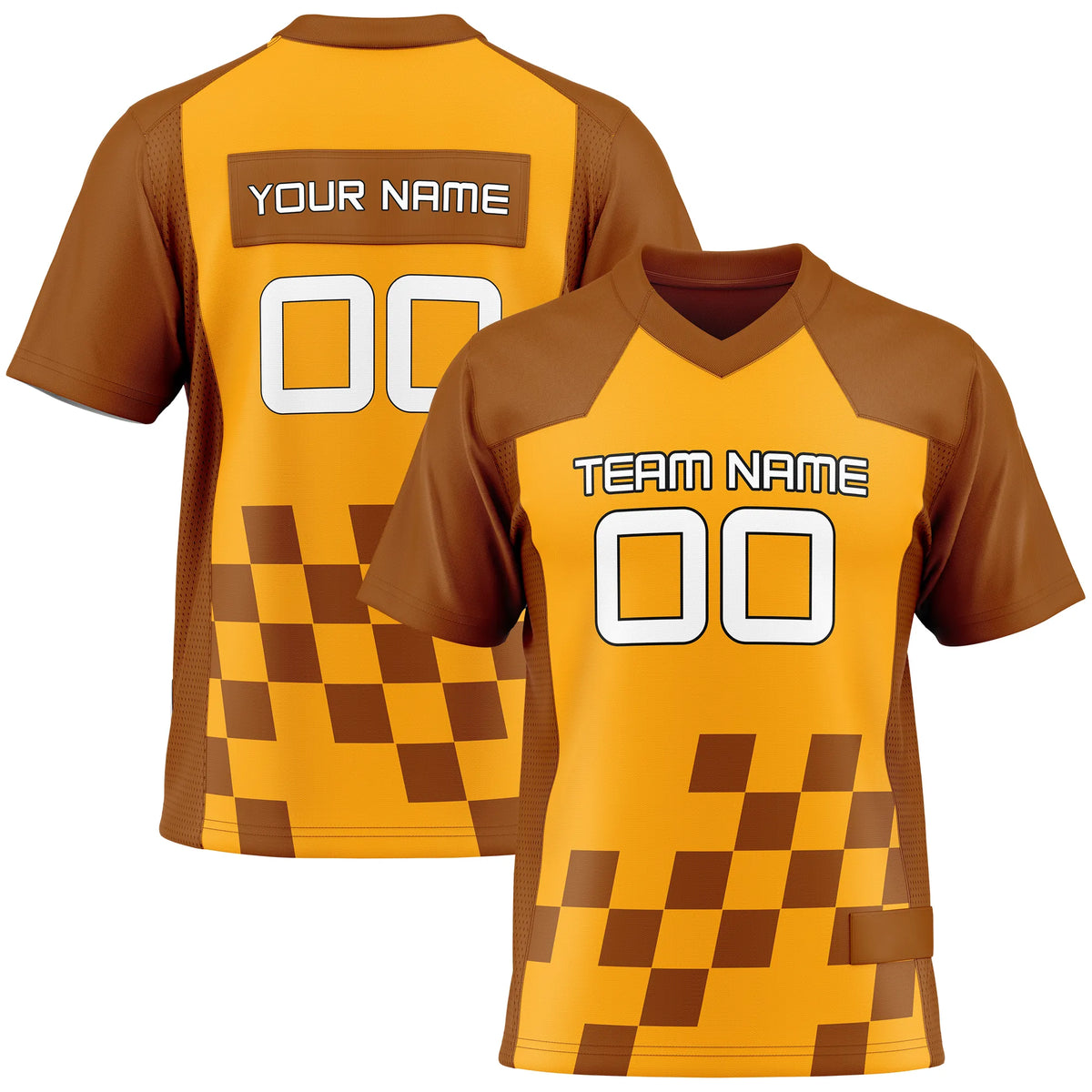 Custom Classic Style D2 Flag Football Jersey Personalized Uniform with Name & Number