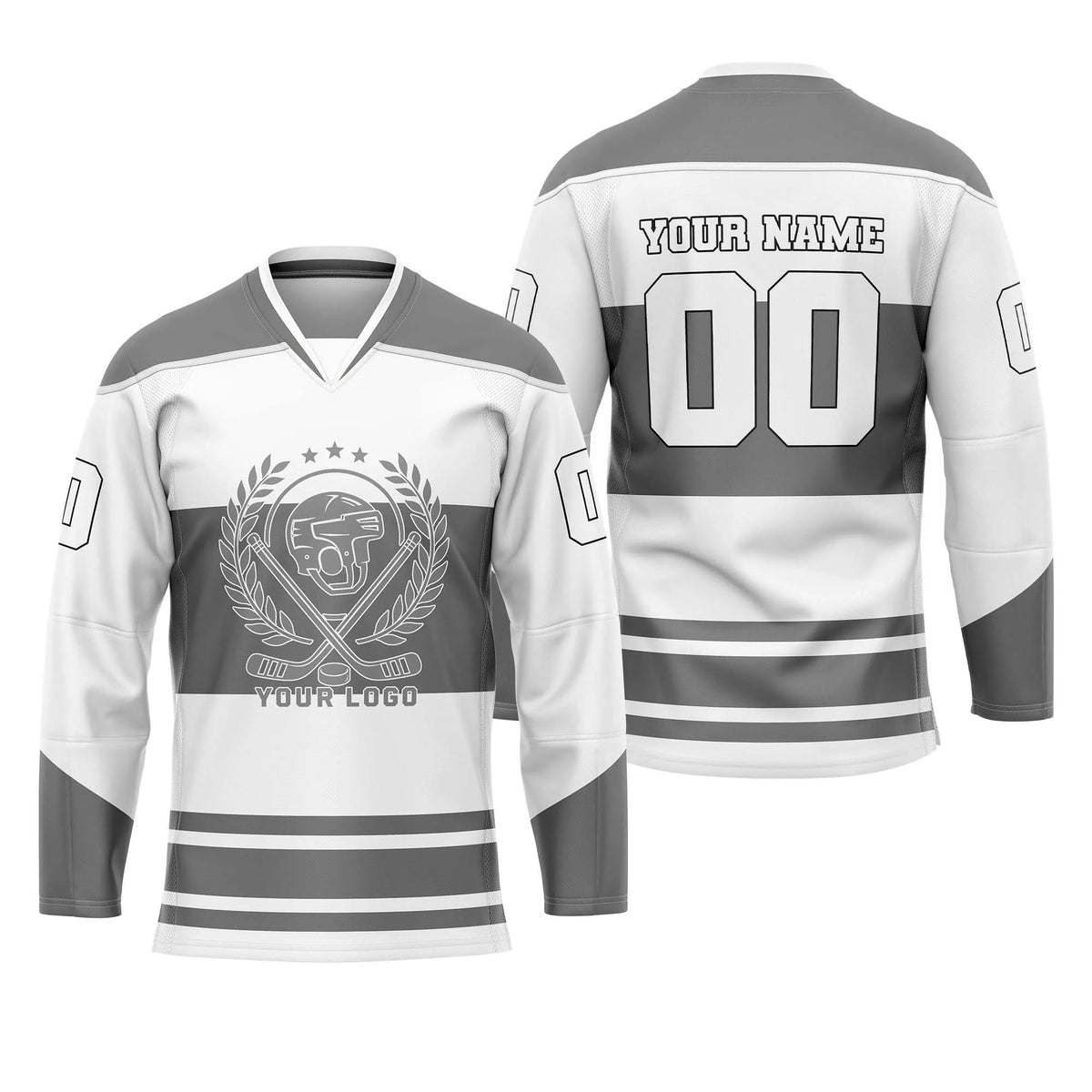 Custom Personalized D5 New Arrival Ice Hockey Jersey with Name, Number & Team Logo