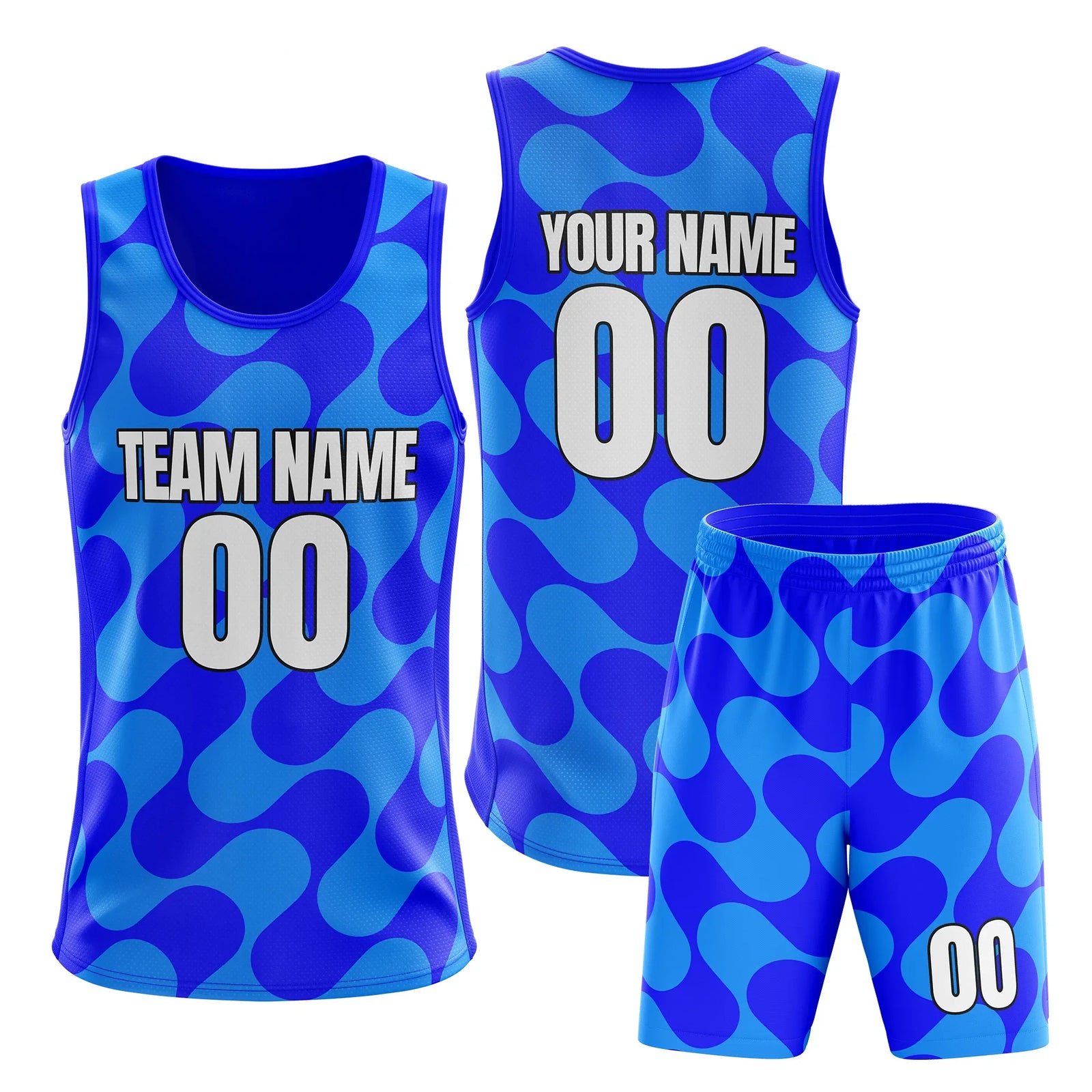 Custom Colour Block Set Amber Fusion Sports Jersey Personalized Uniform with Name & Number