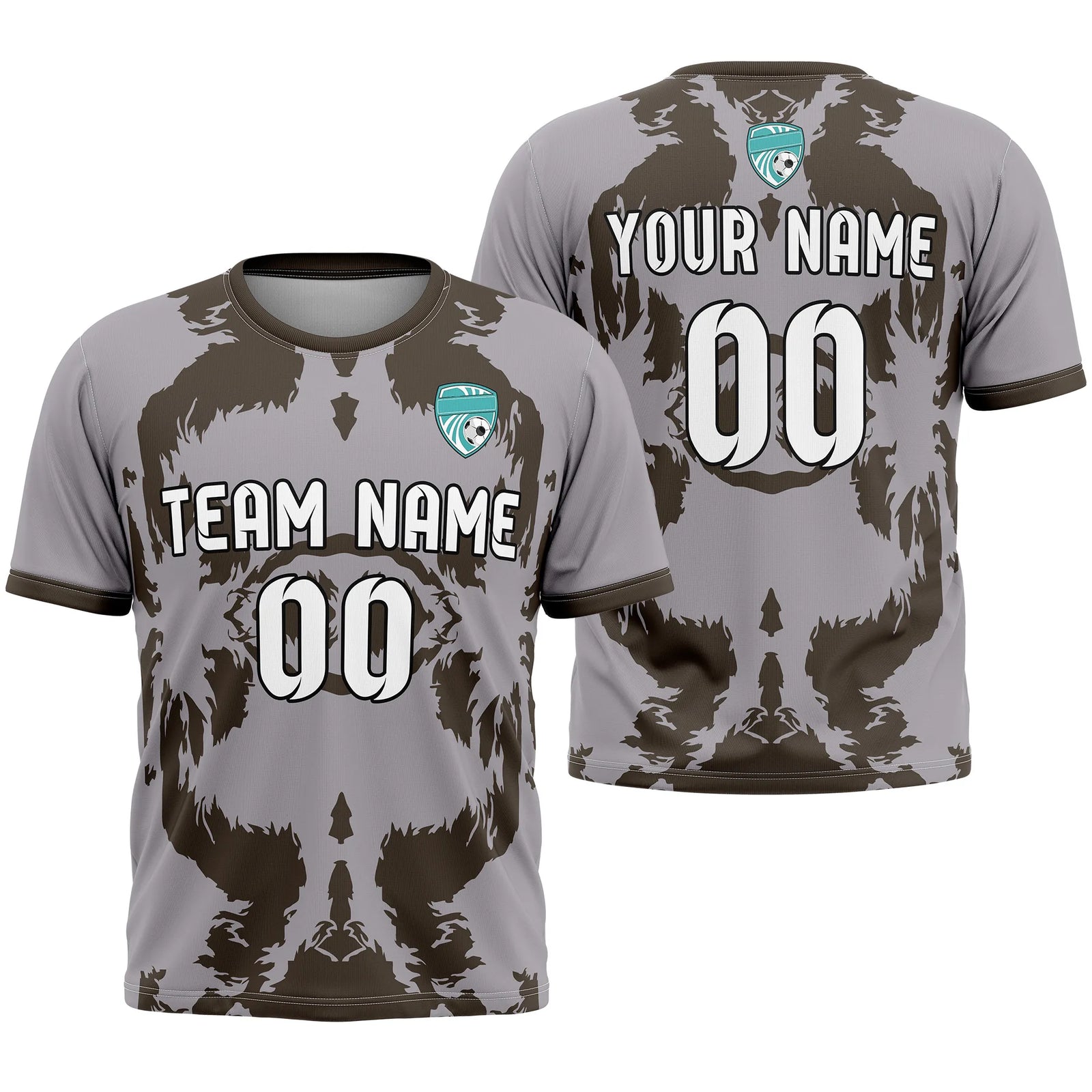 Custom Abstract Pattern D5 Soccer Jersey Personalized Football Uniform with Name & Number
