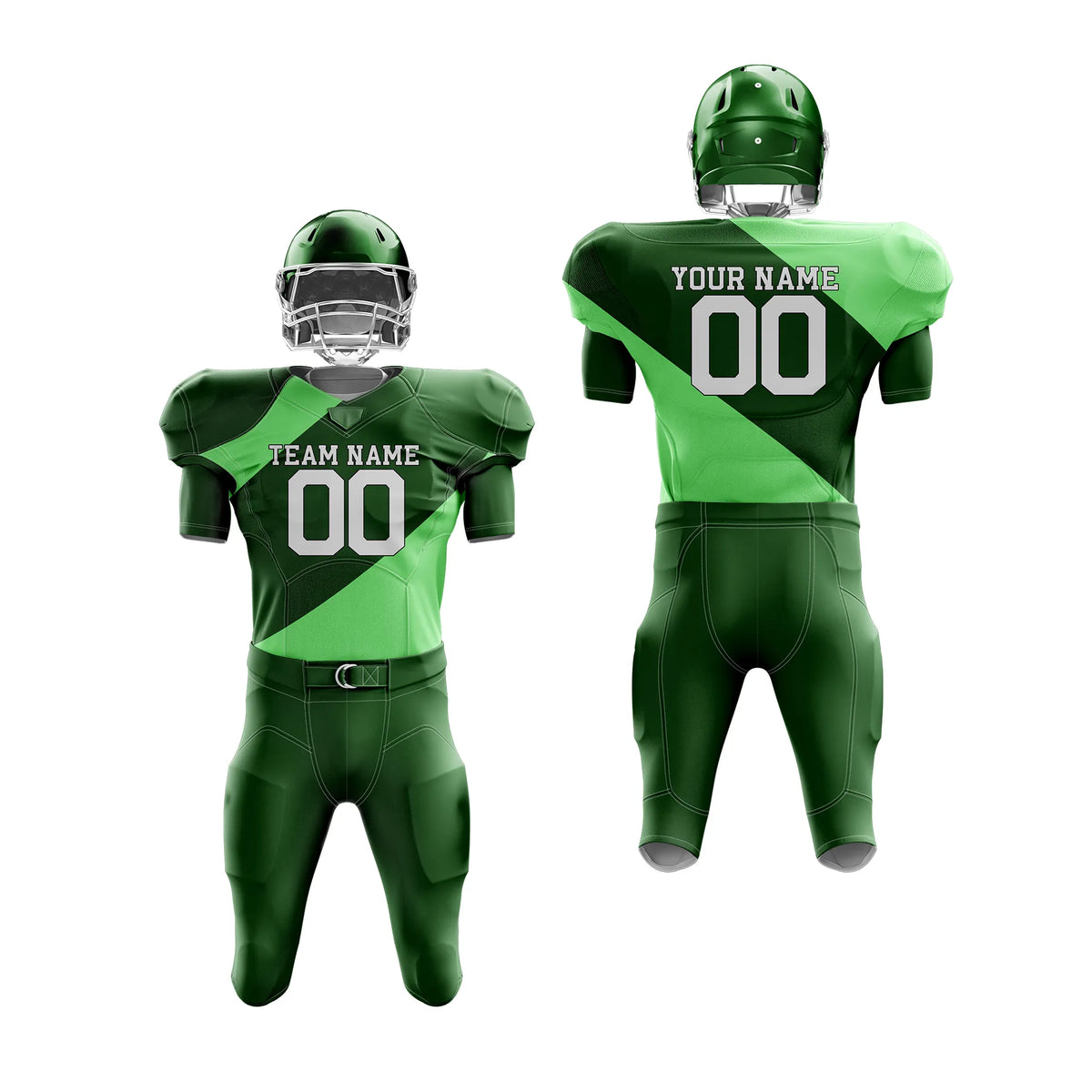 Custom Personalized D3 Split Fashion American Football Jersey with Name, Number & Team Logo