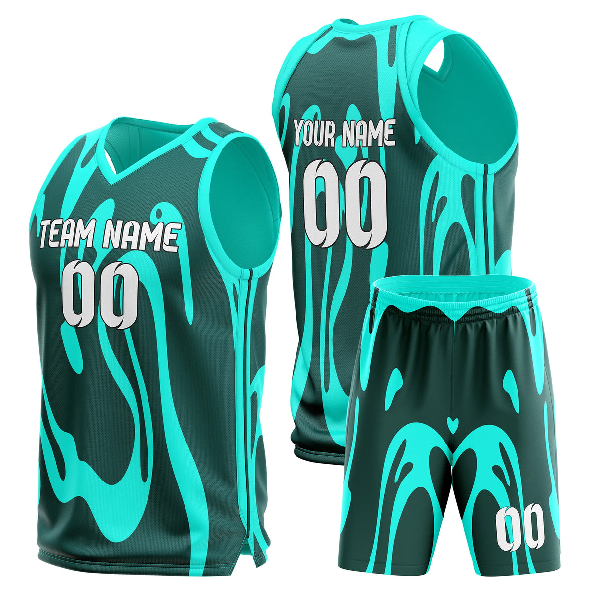 Custom Graphti Pattern Sets Giraffe Strike Sports Jersey Personalized Uniform with Name & Number