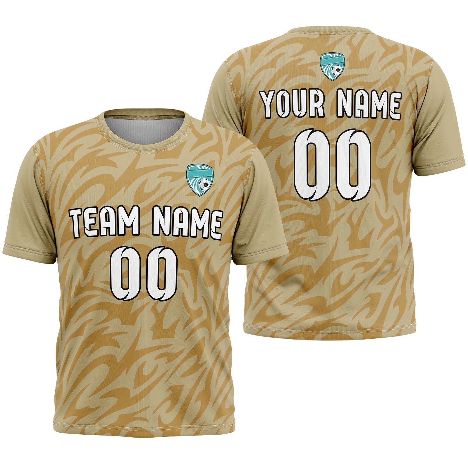 Custom Camo D3 Soccer Jersey Personalized Football Uniform with Name & Number