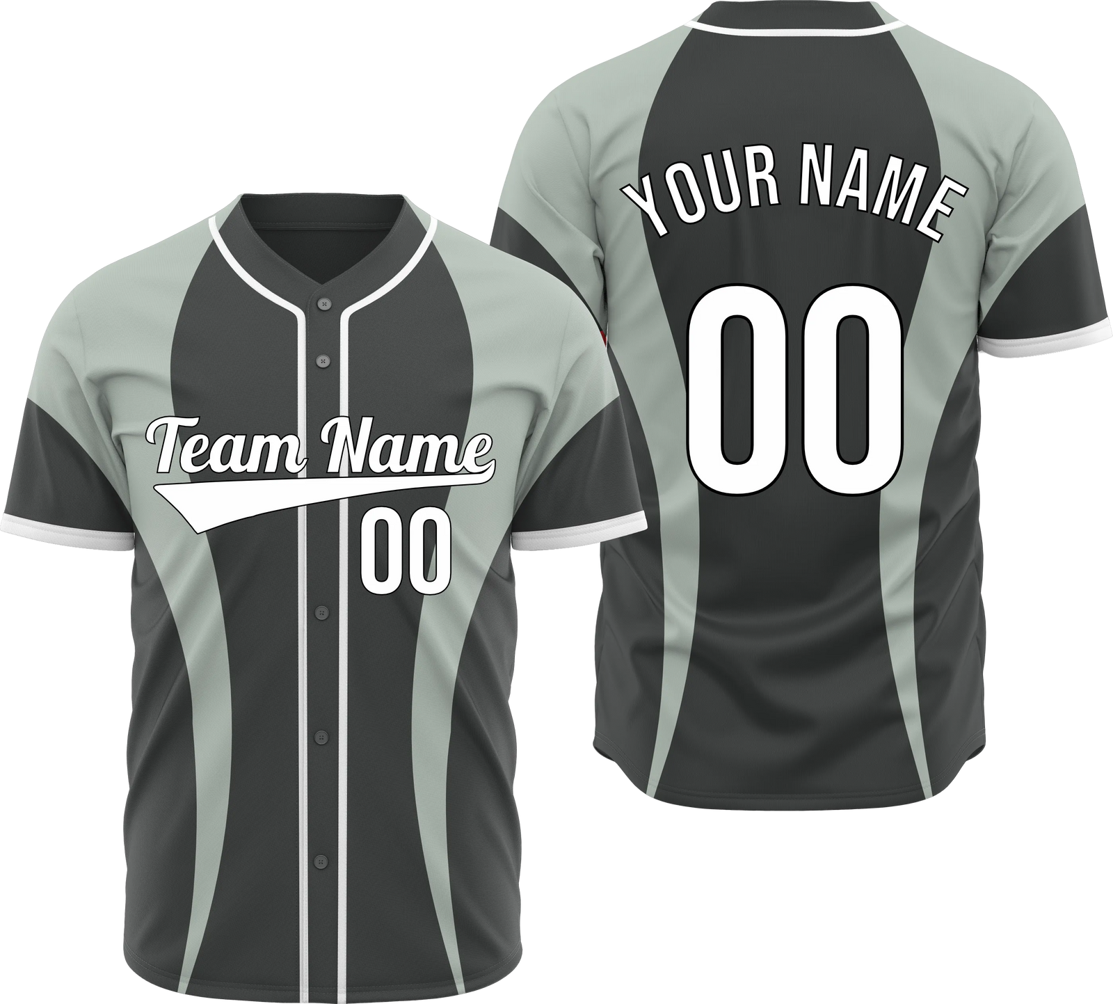 Custom Rising Edge Baseball Sports Jersey Personalized Uniform with Name & Number