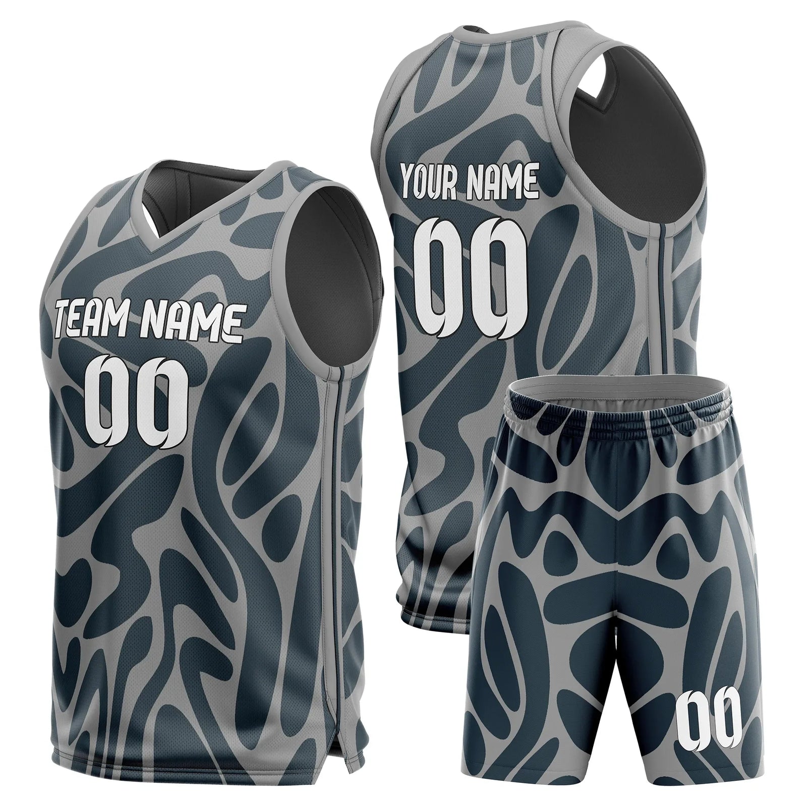 Custom Graphti Pattern Sets Prime Safari Sports Jersey Personalized Uniform with Name & Number