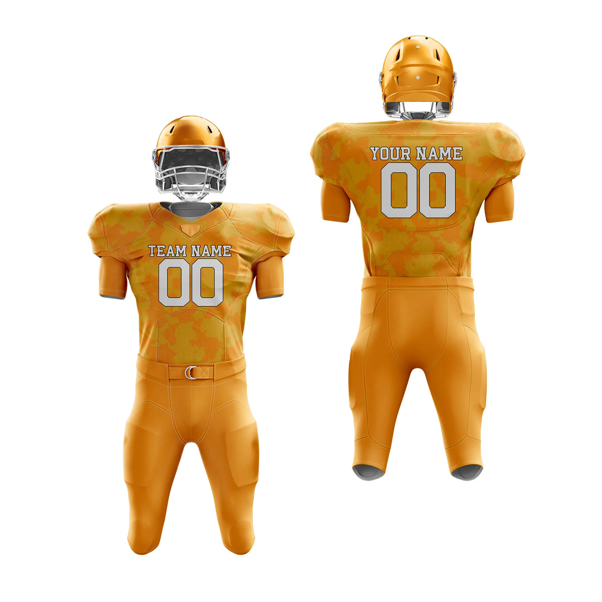 Custom Personalized D4 Camo Designs American Football Jersey with Name, Number & Team Logo