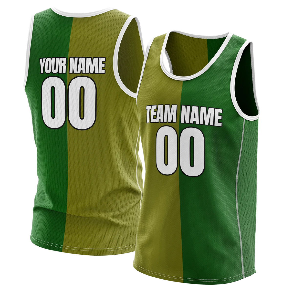 Custom Twin Panel Slip Fashion Tops Sports Jersey Personalized Uniform with Name & Number