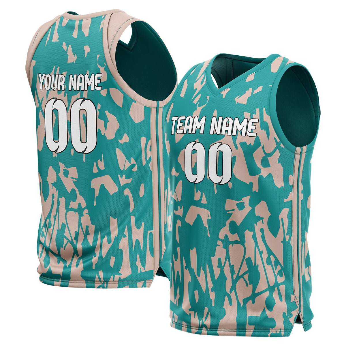 Custom Gaphti Pattern Tops Shadow Drip Sports Jersey Personalized Uniform with Name & Number