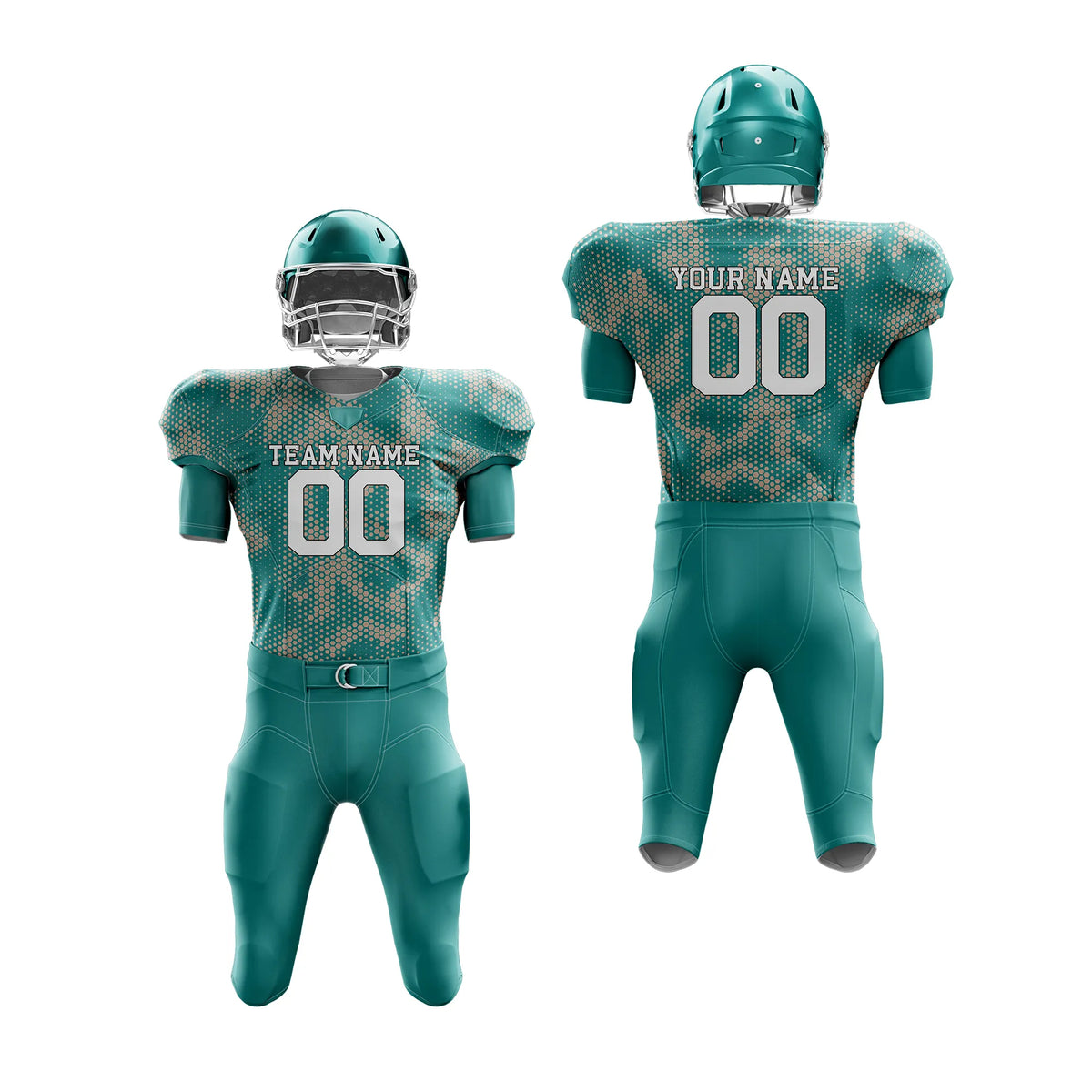 Custom Personalized D1 Camo Designs American Football Jersey with Name, Number & Team Logo