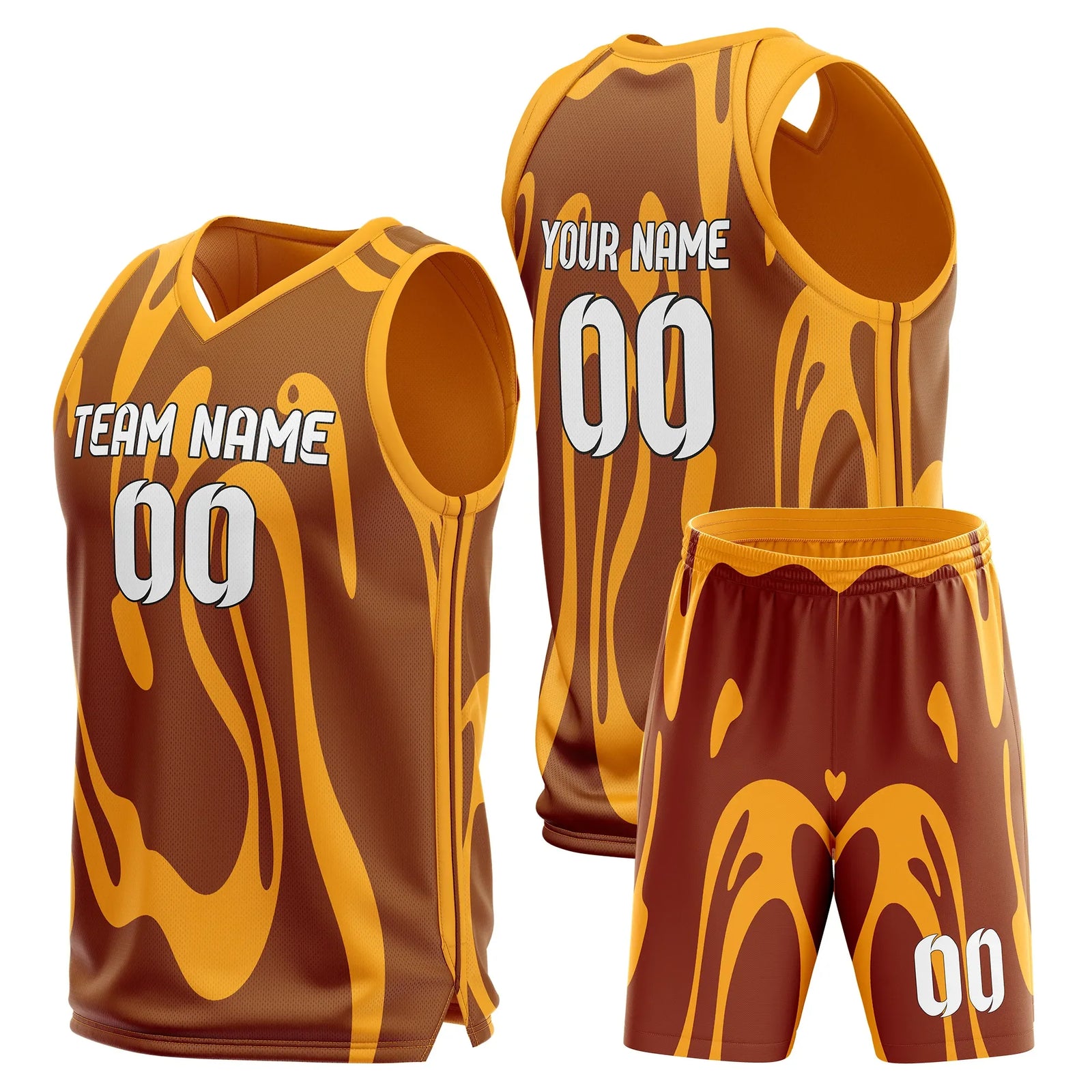 Custom Graphti Pattern Sets Giraffe Strike Sports Jersey Personalized Uniform with Name & Number