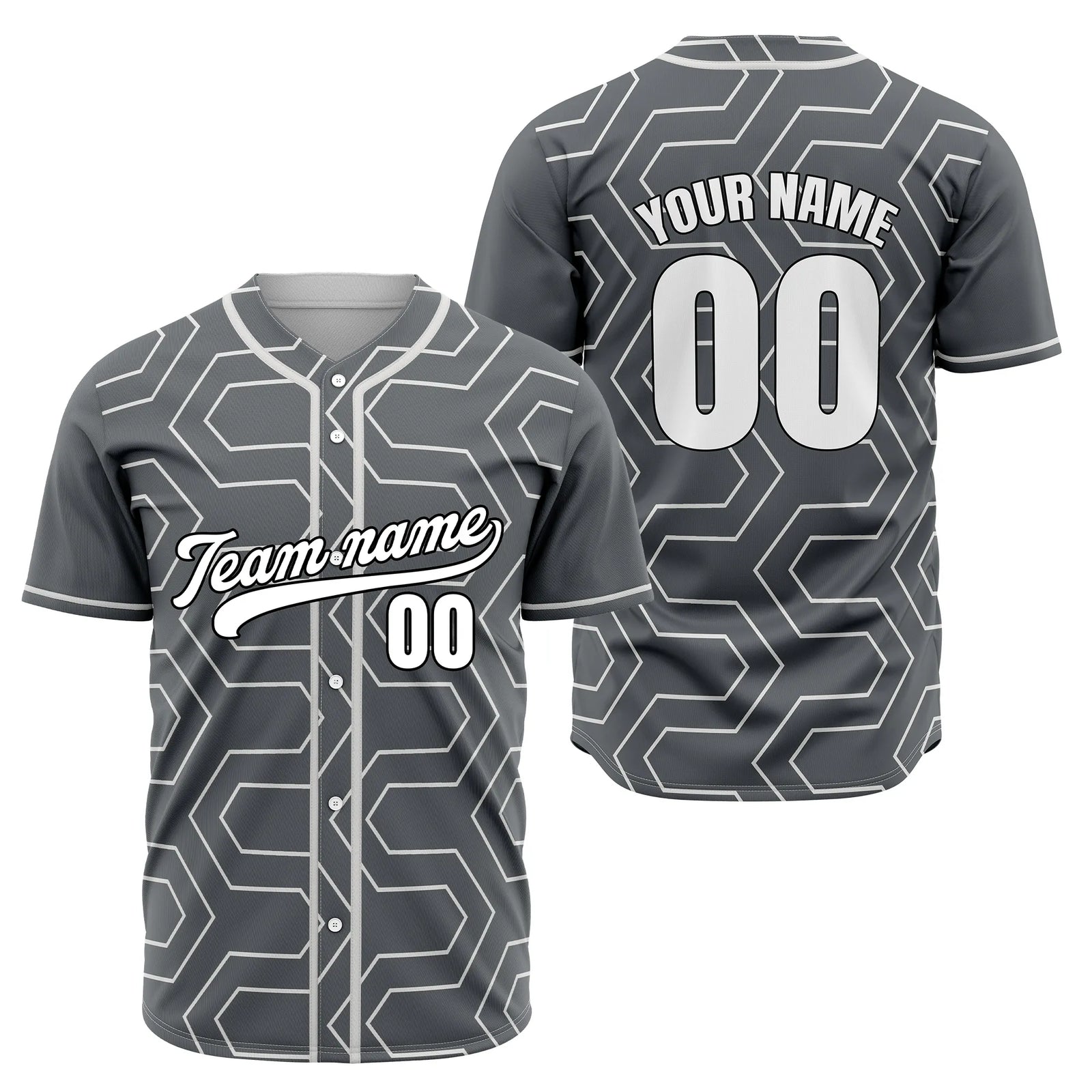 Custom Maze Runner Gradient Baseball Sports Jersey Personalized Uniform with Name & Number