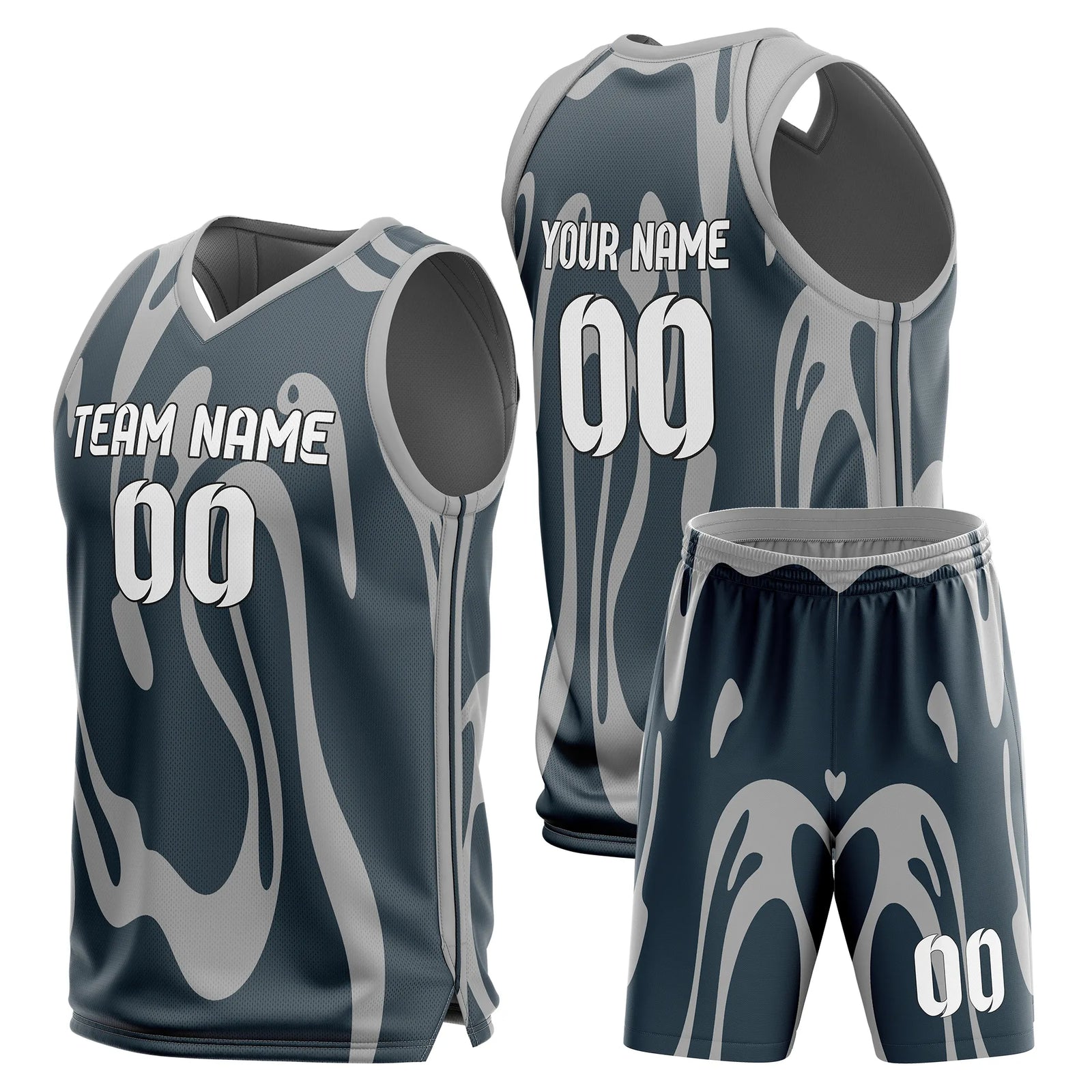 Custom Graphti Pattern Sets Giraffe Strike Sports Jersey Personalized Uniform with Name & Number